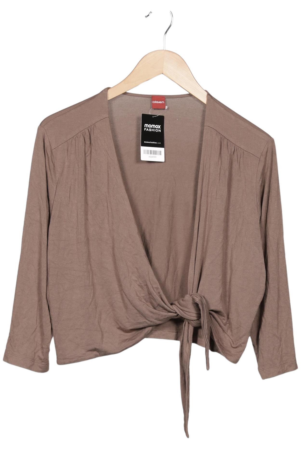 

Olsen Damen Strickjacke, braun, Gr. 44