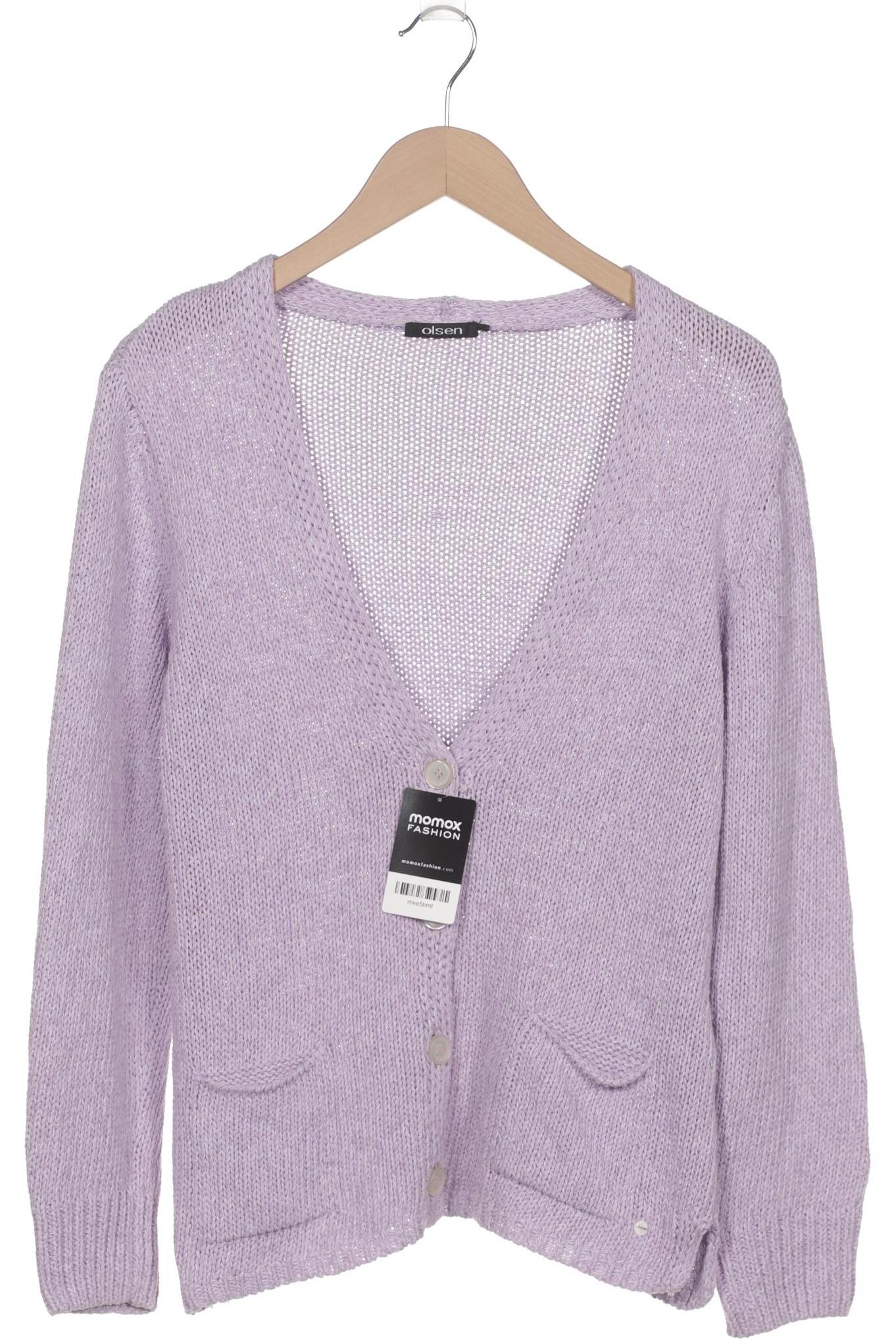 

Olsen Damen Strickjacke, flieder, Gr. 38