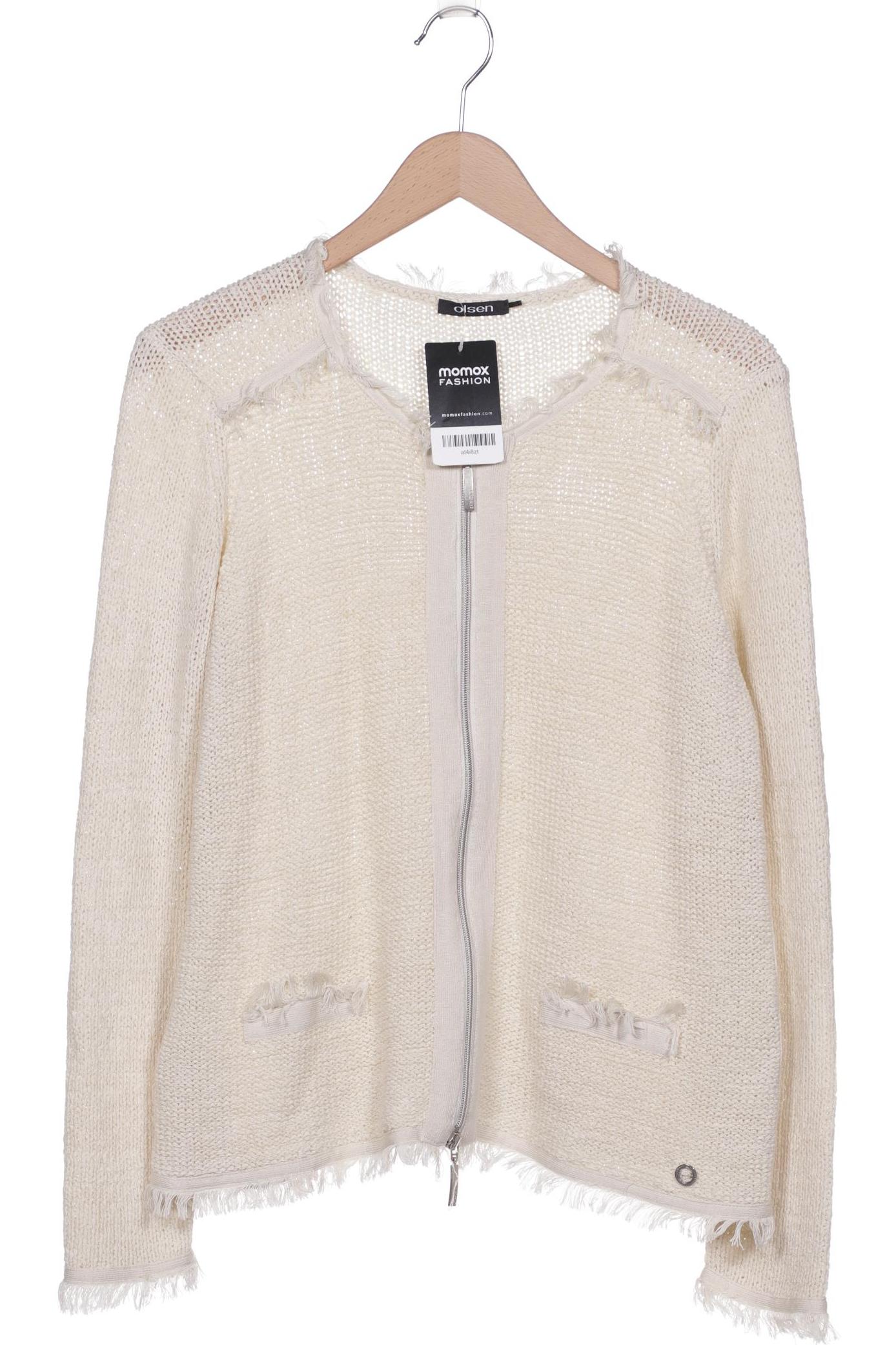 

Olsen Damen Strickjacke, cremeweiß