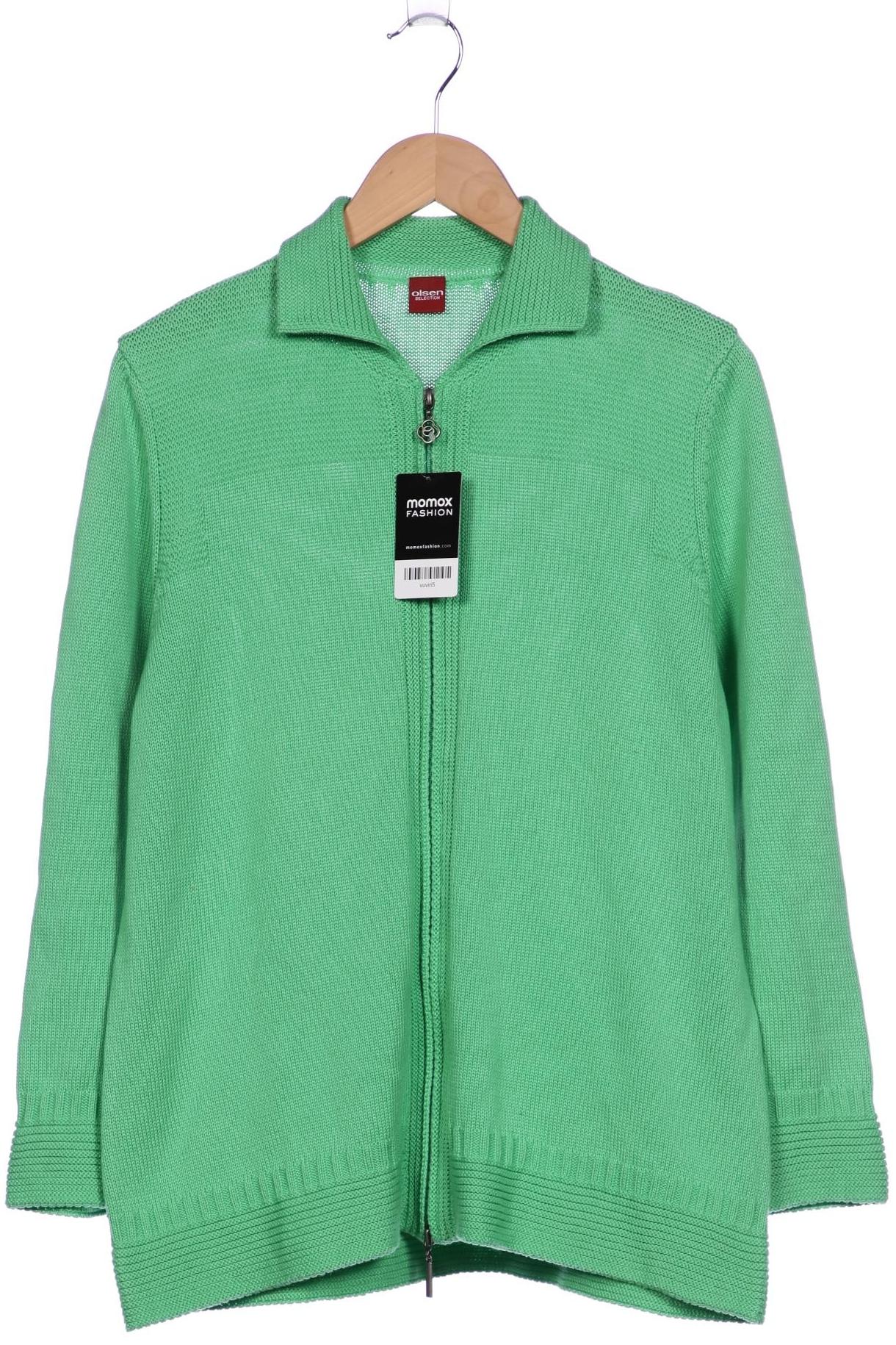 

Olsen Damen Strickjacke, hellgrün, Gr. 46