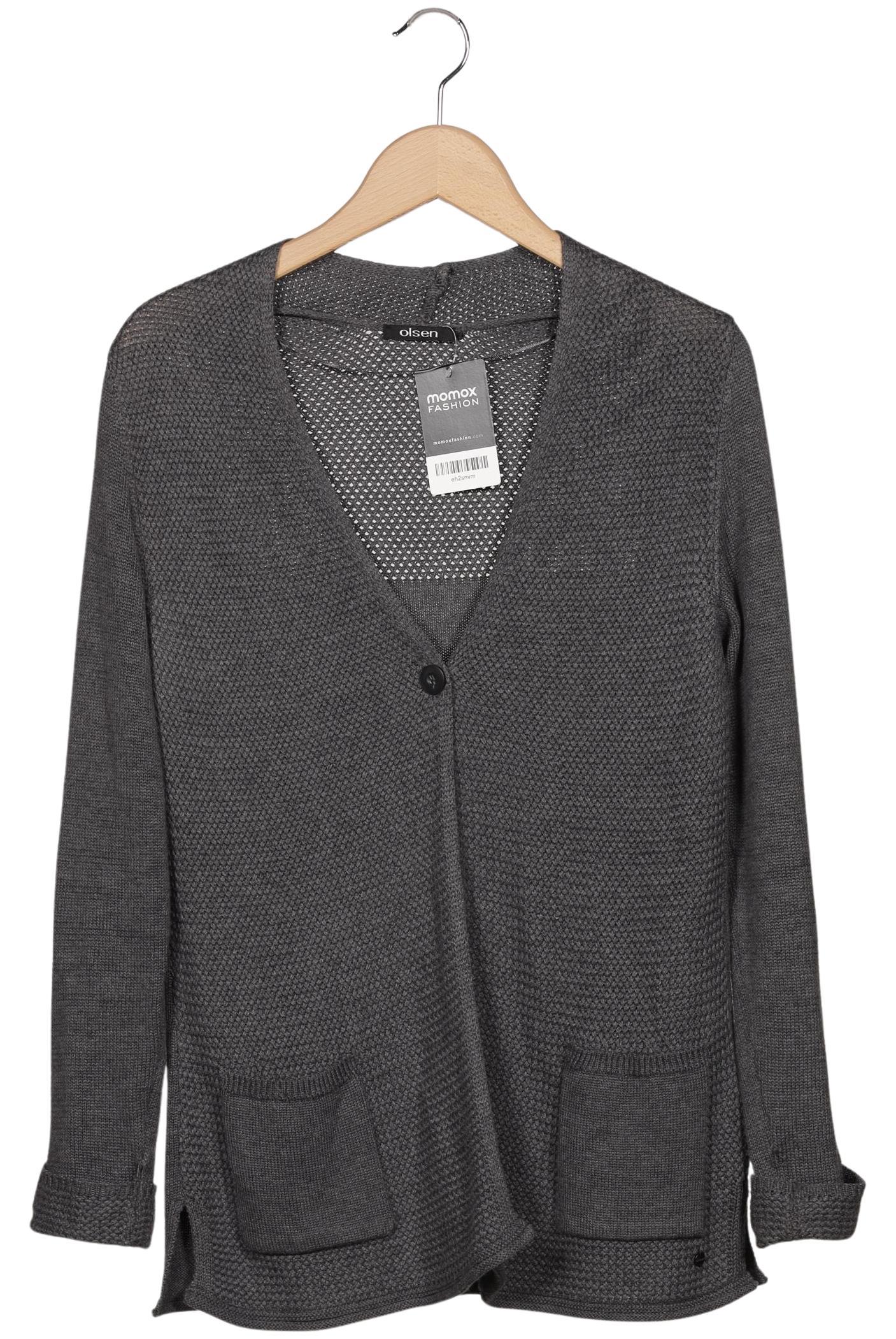 

Olsen Damen Strickjacke, grau, Gr. 38