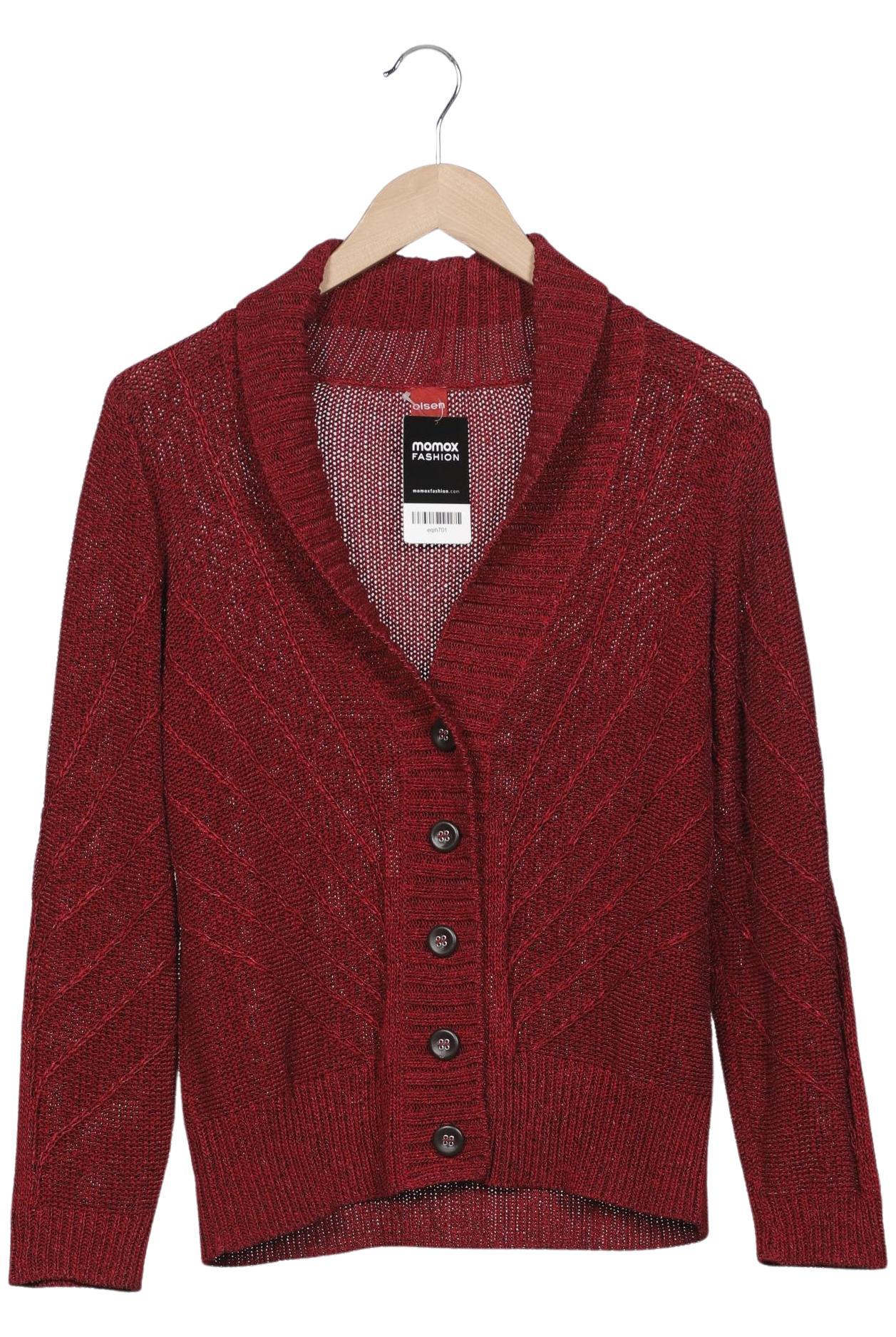 

Olsen Damen Strickjacke, rot, Gr. 40