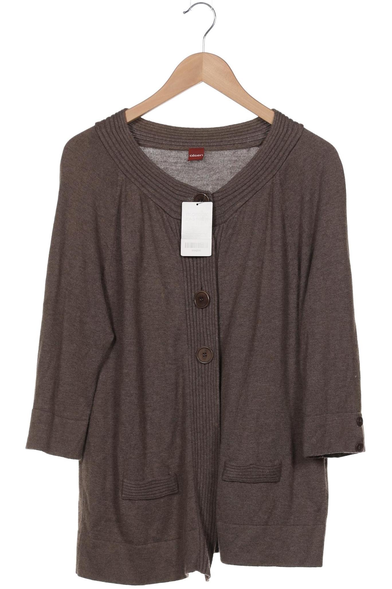 

Olsen Damen Strickjacke, braun, Gr. 44