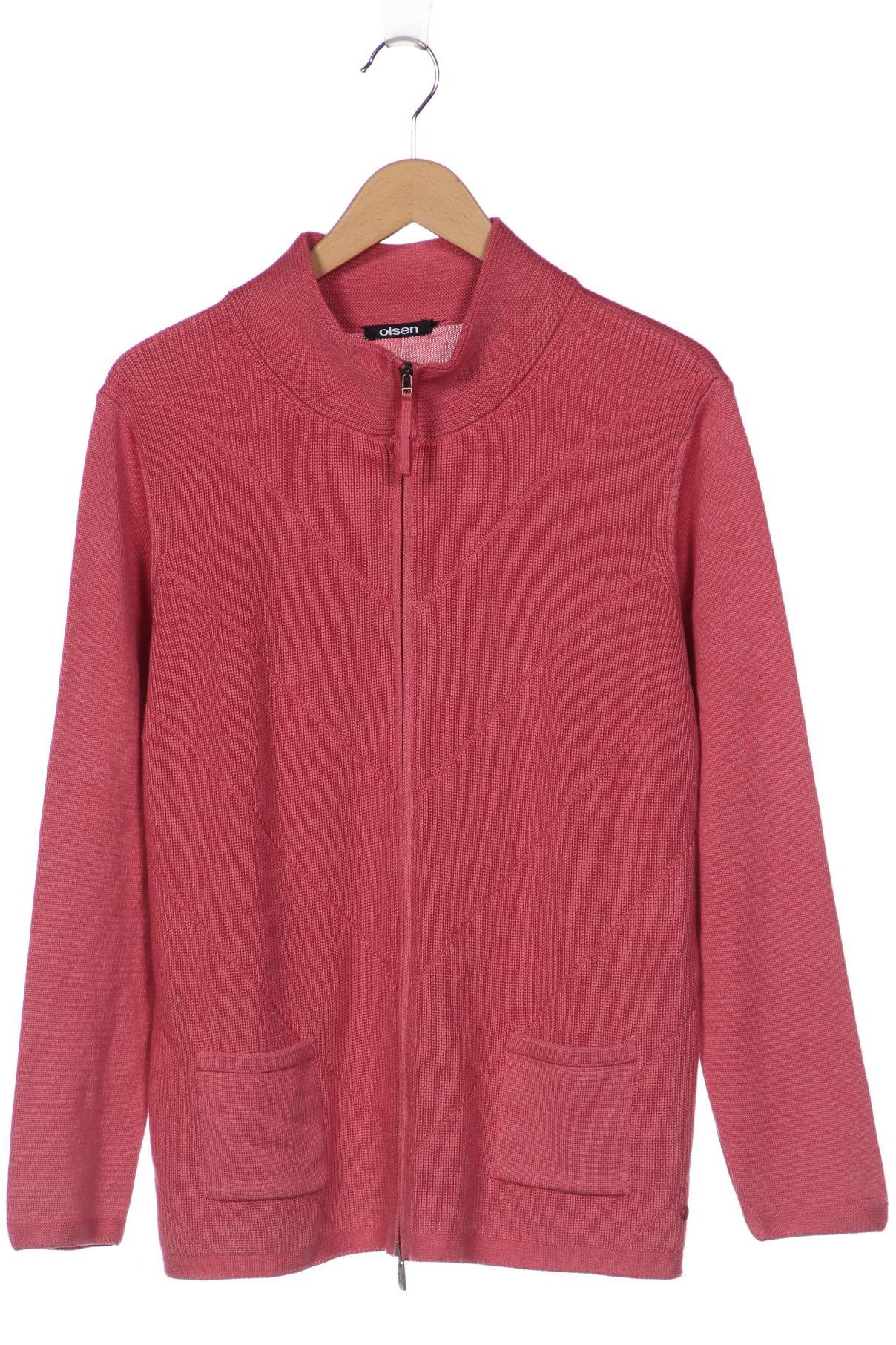 

Olsen Damen Strickjacke, pink, Gr. 46
