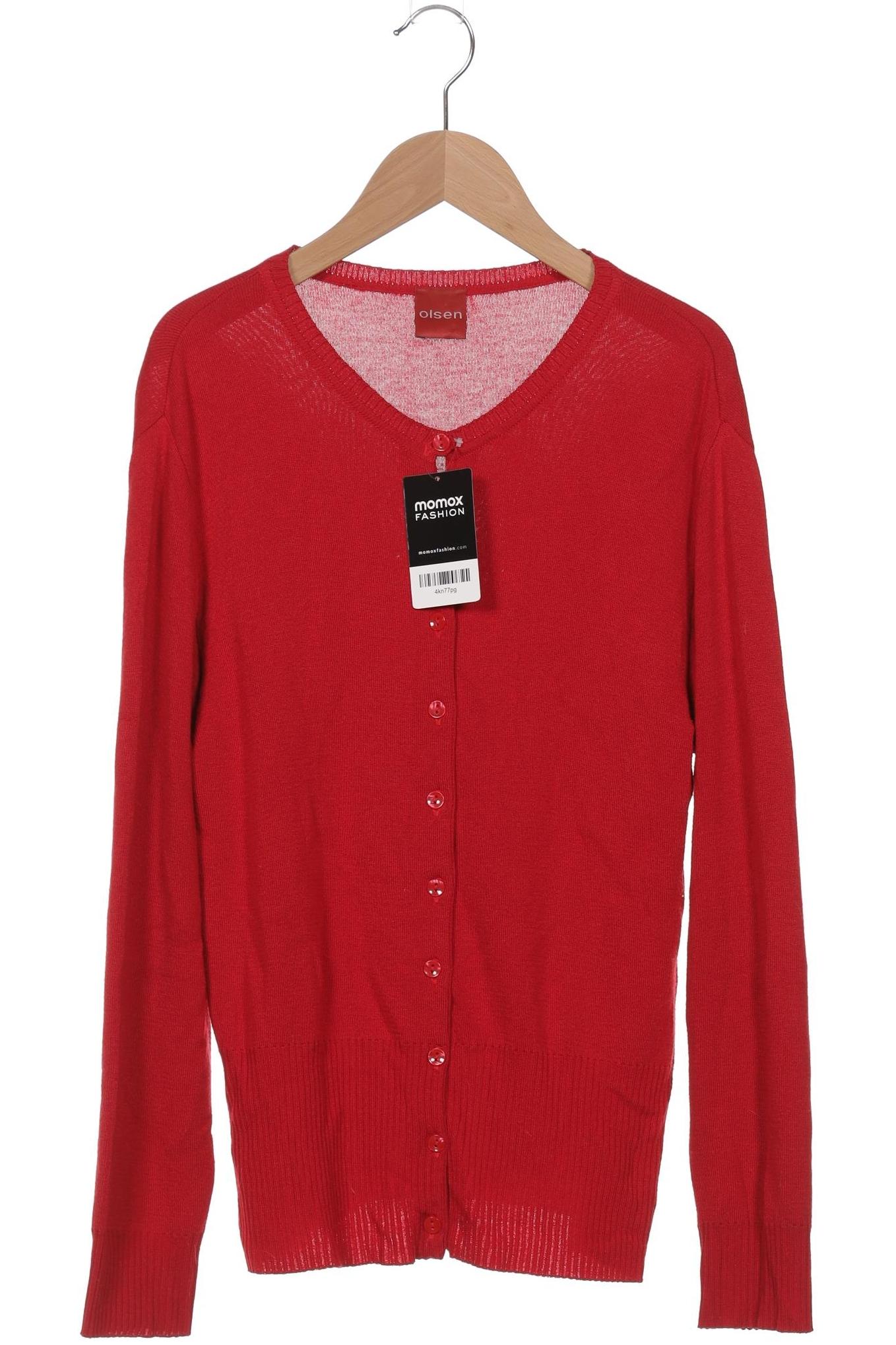 

Olsen Damen Strickjacke, rot, Gr. 36