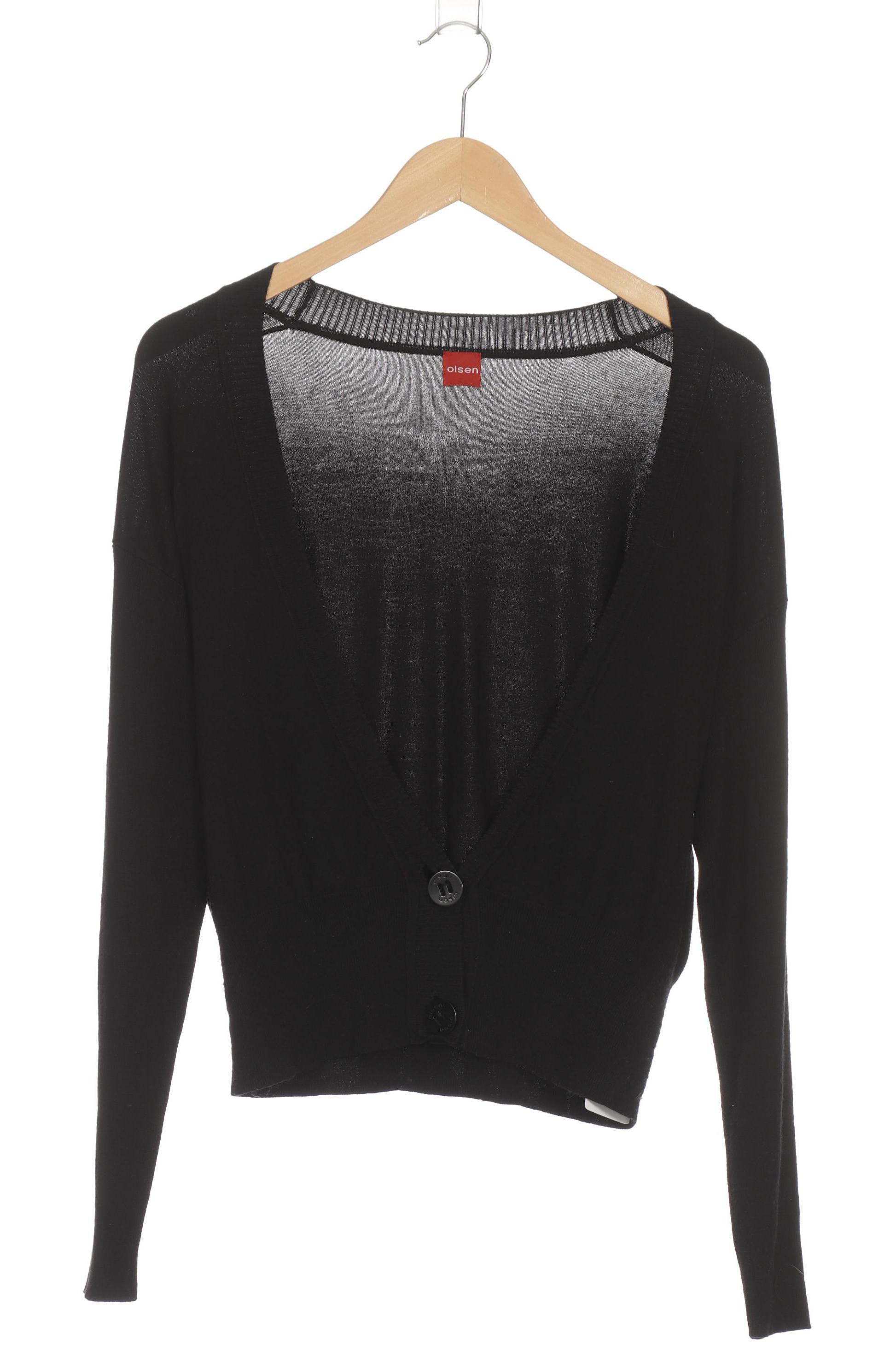 

Olsen Damen Strickjacke, schwarz, Gr. 38