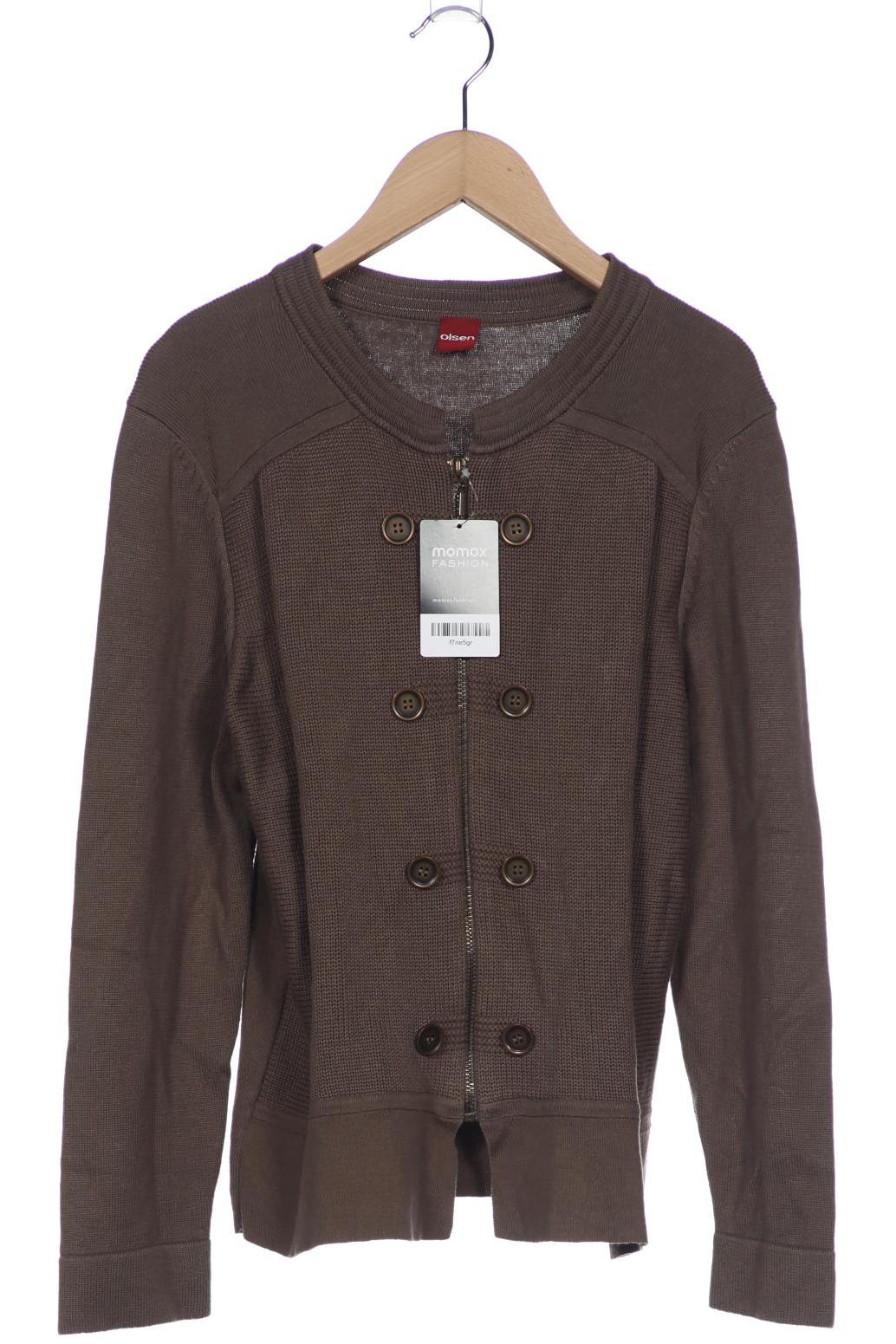 

Olsen Damen Strickjacke, grün, Gr. 42