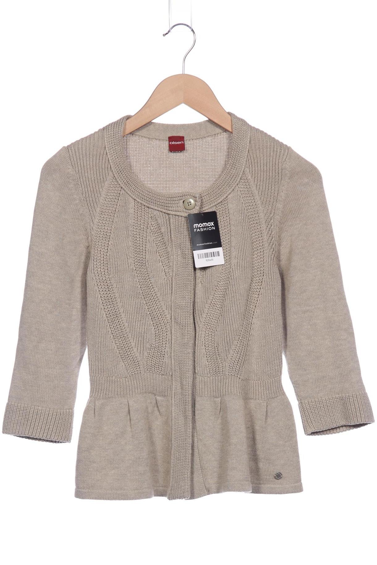 

Olsen Damen Strickjacke, beige, Gr. 36