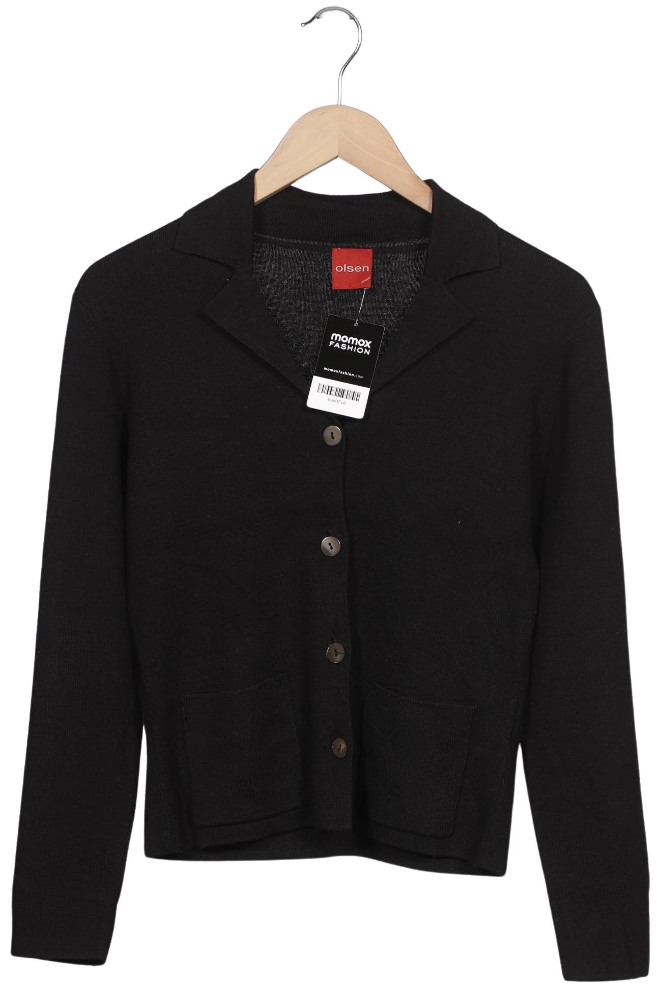 

Olsen Damen Strickjacke, schwarz, Gr. 36