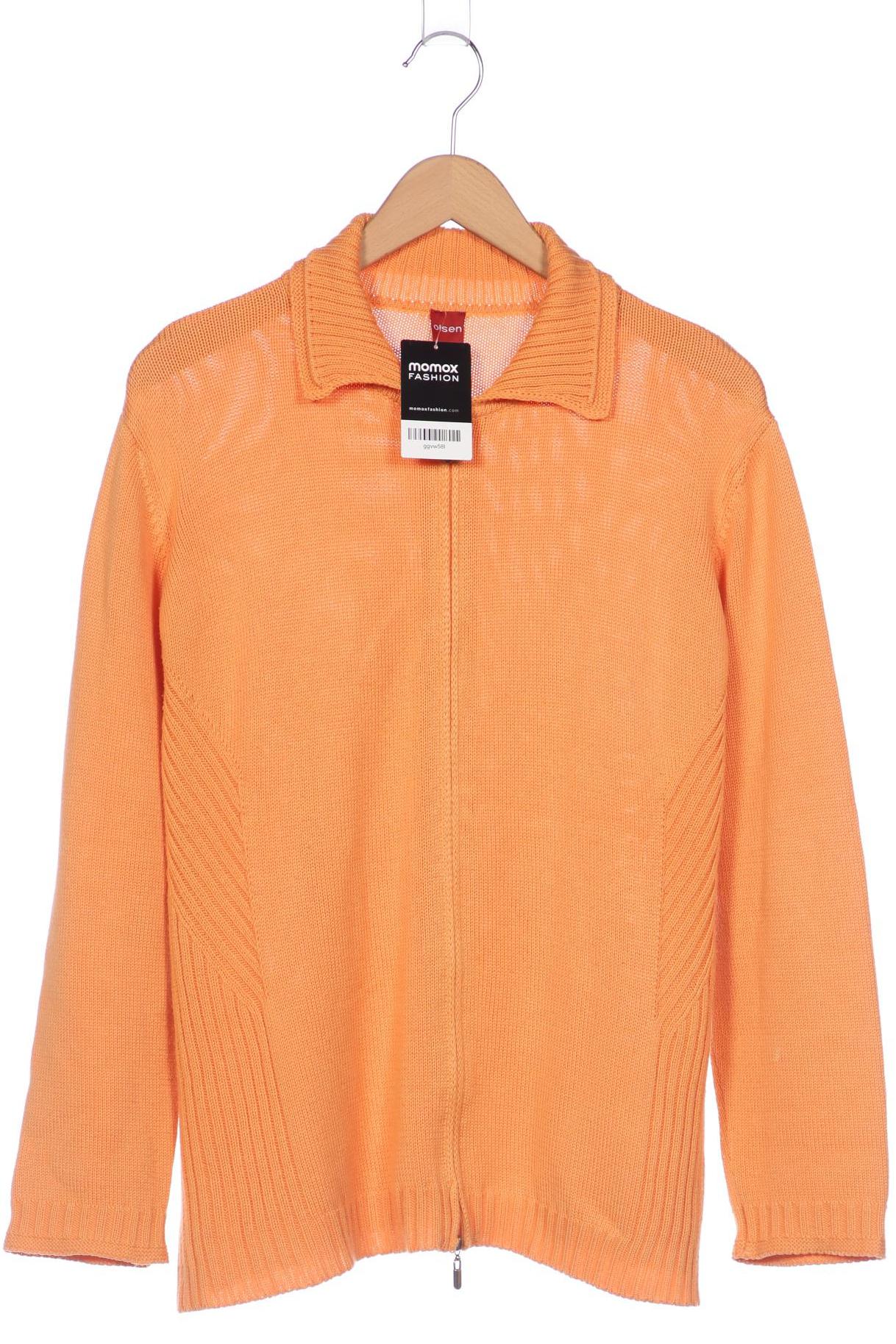 

Olsen Damen Strickjacke, orange, Gr. 46