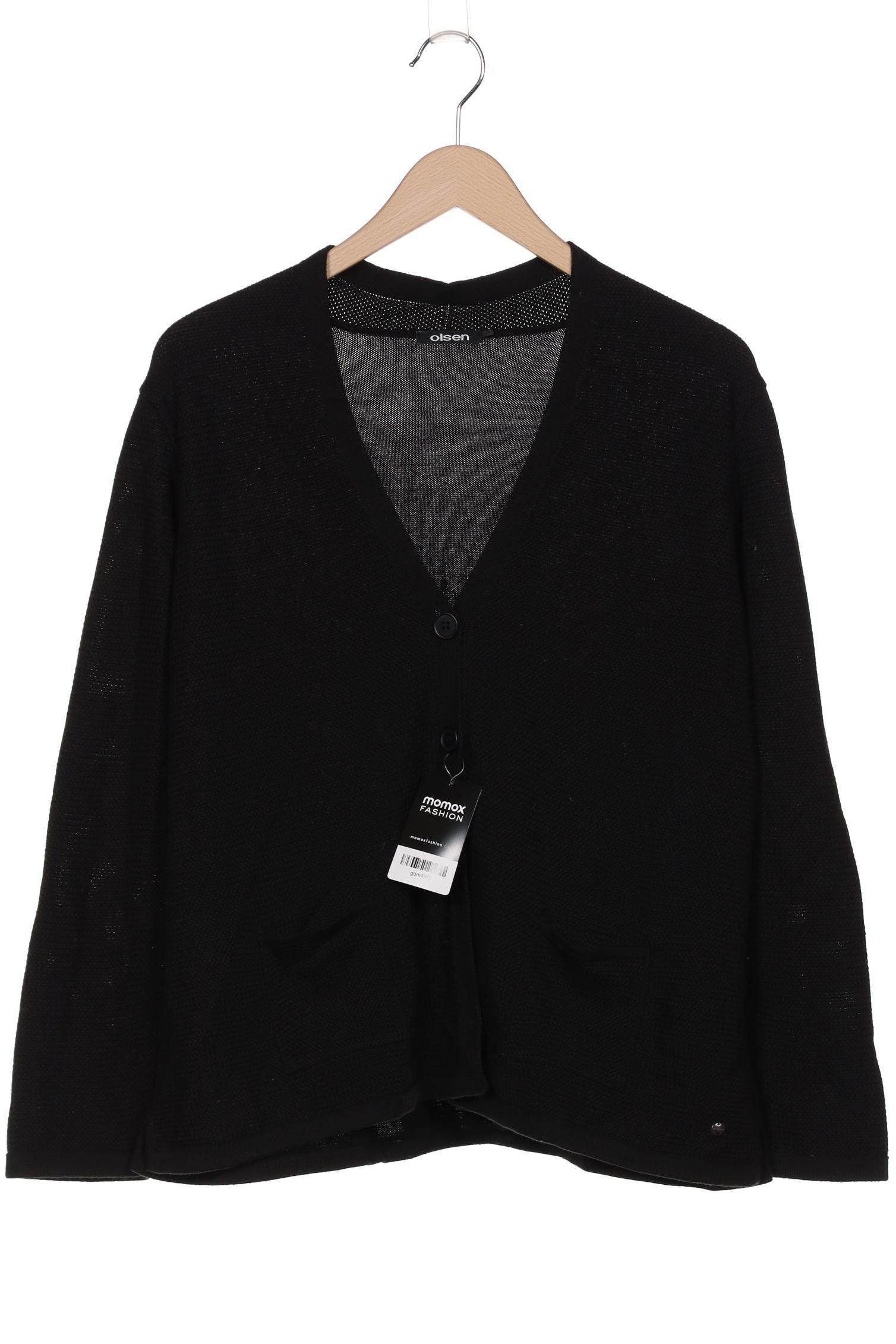 

Olsen Damen Strickjacke, schwarz, Gr. 48