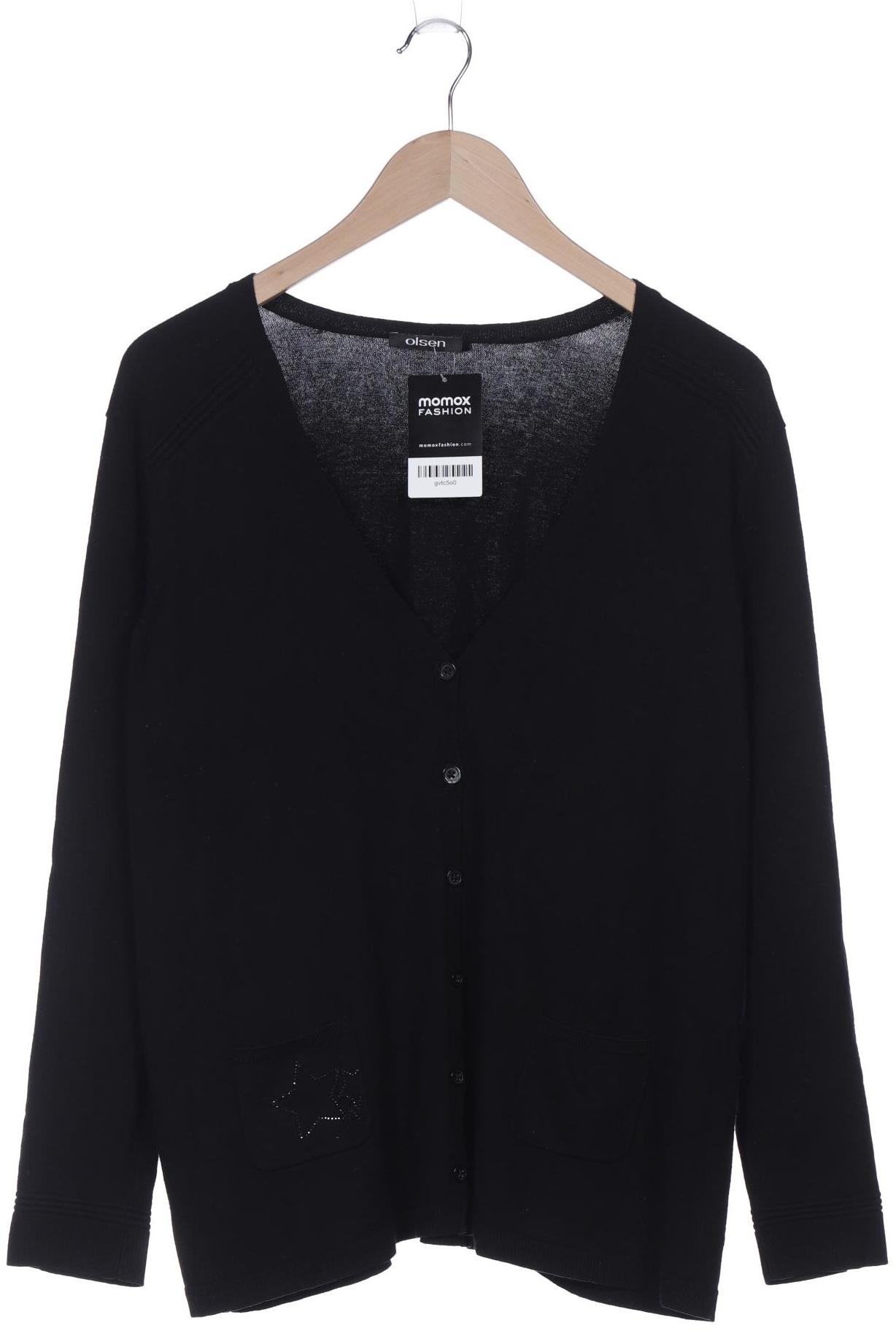 

Olsen Damen Strickjacke, schwarz, Gr. 48