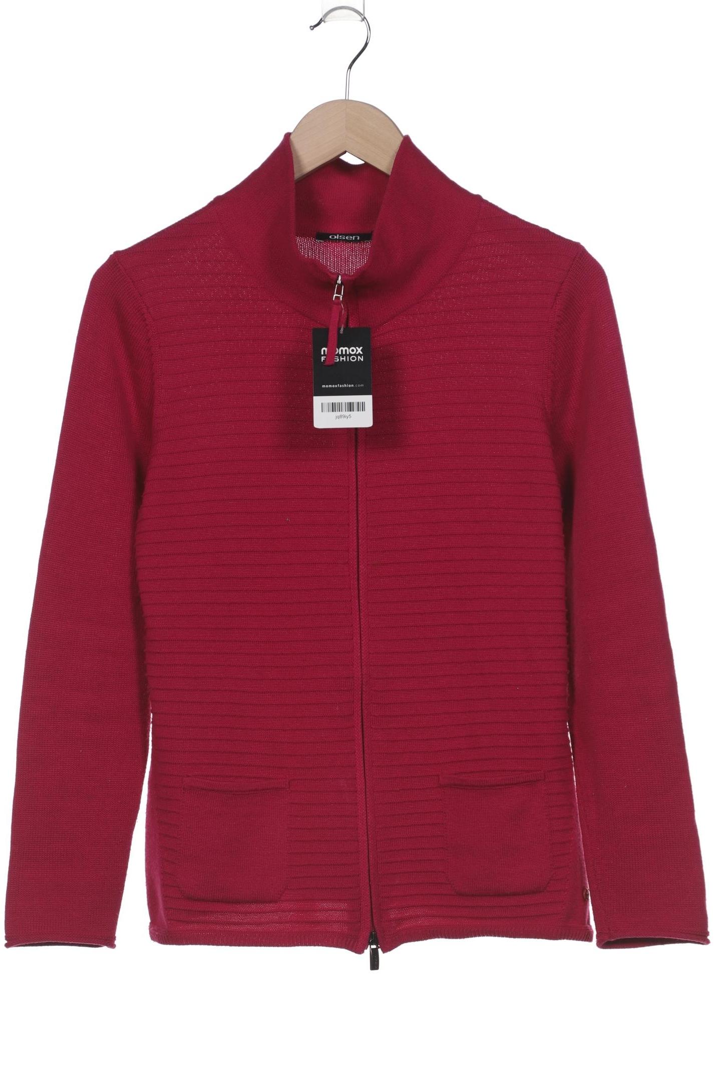 

Olsen Damen Strickjacke, pink, Gr. 40