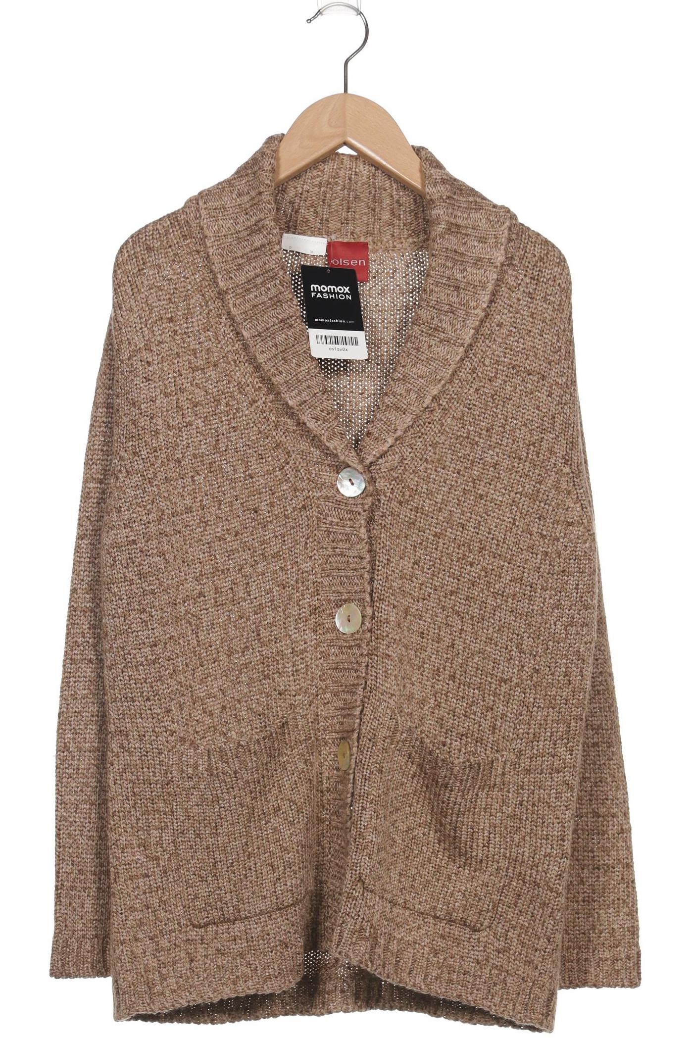 

Olsen Damen Strickjacke, beige, Gr. 38
