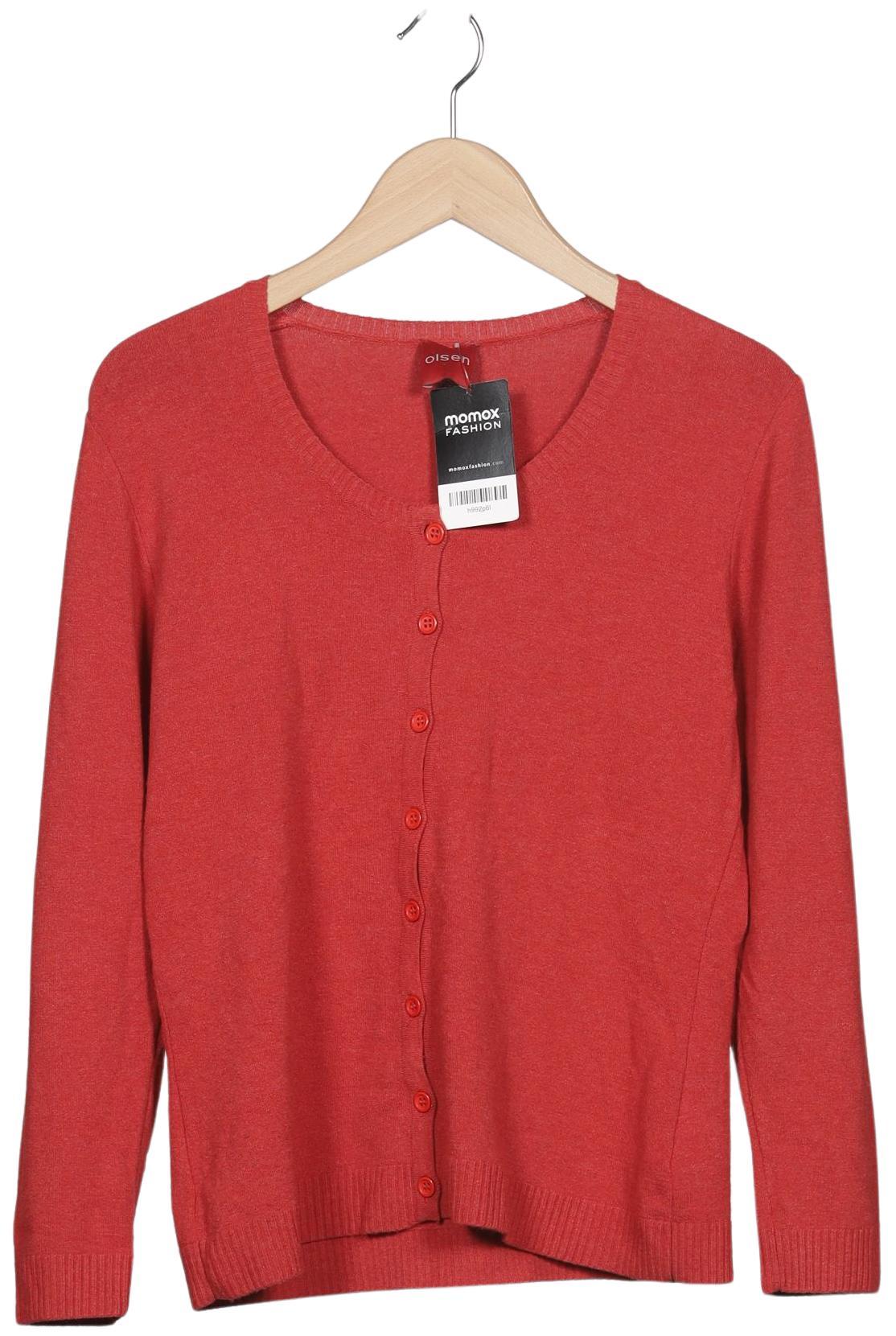 

Olsen Damen Strickjacke, rot, Gr. 38