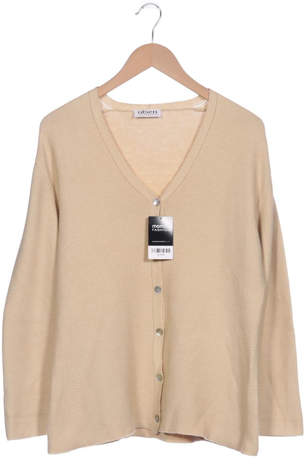 

Olsen Damen Strickjacke, beige, Gr. 42