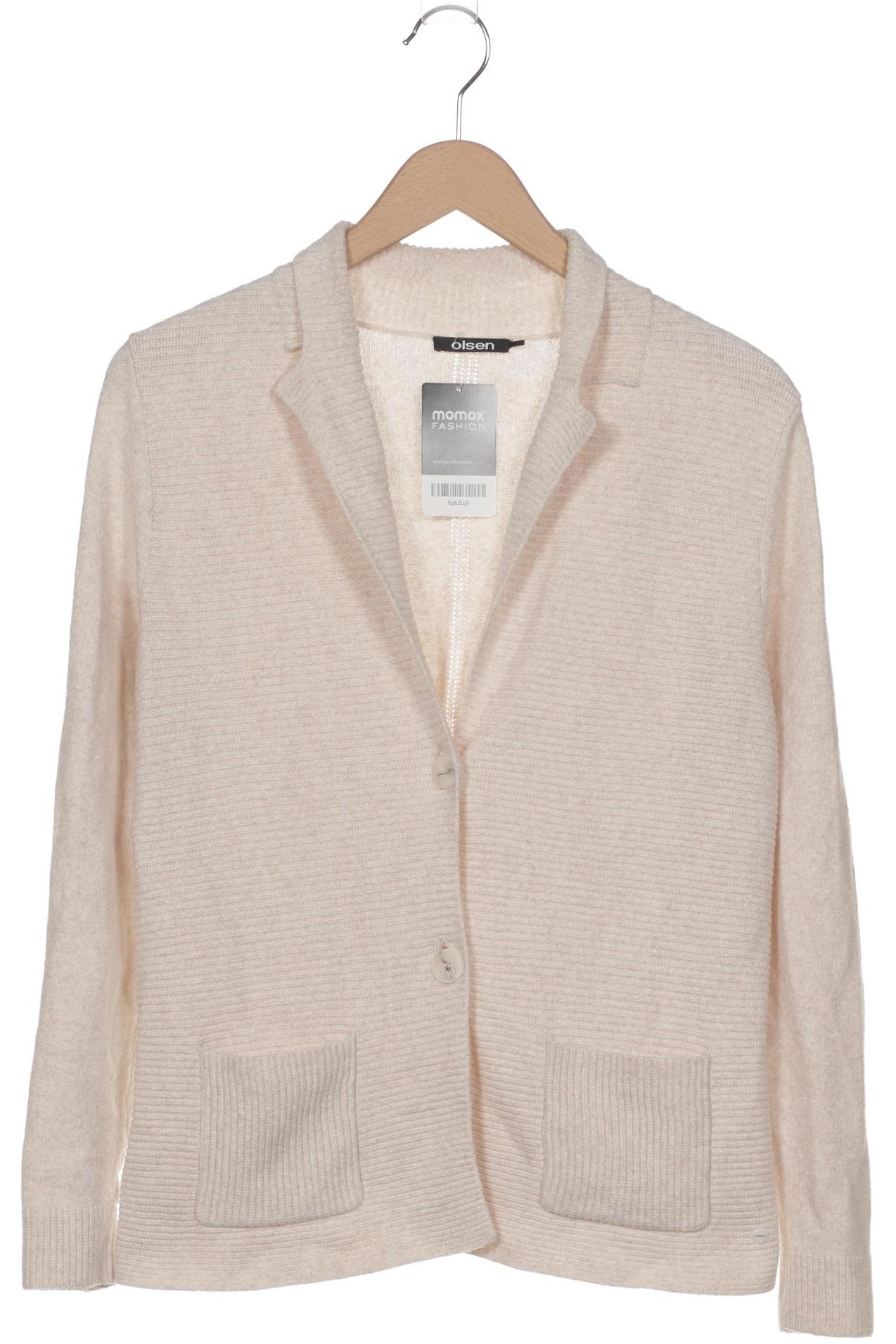 

Olsen Damen Strickjacke, beige, Gr. 42