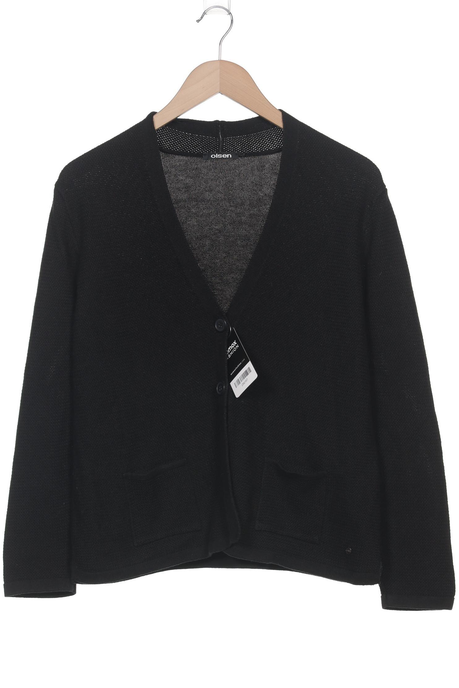 

Olsen Damen Strickjacke, schwarz, Gr. 40