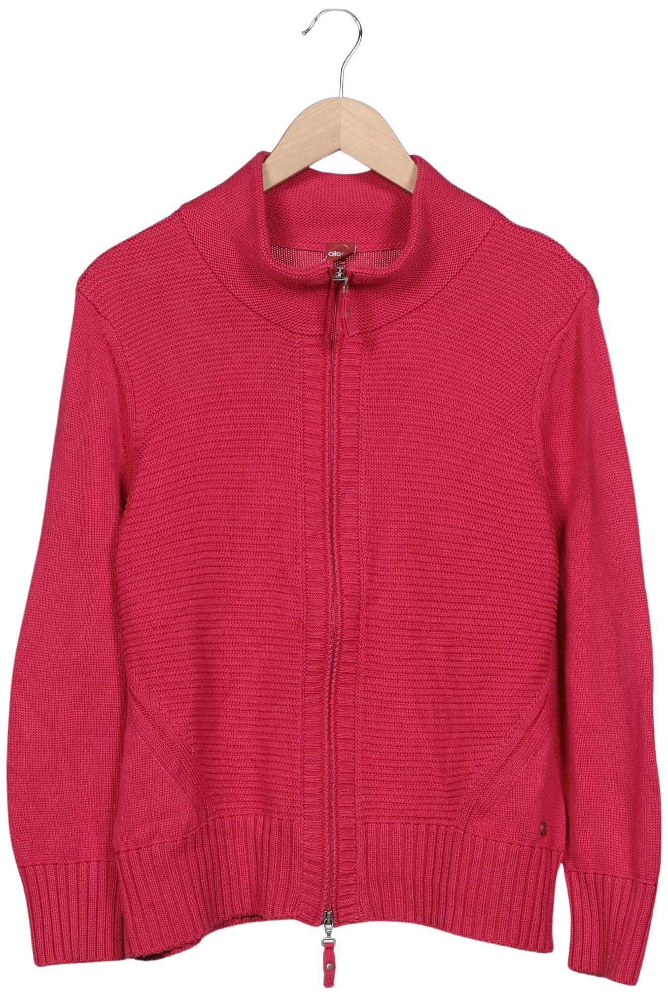 

Olsen Damen Strickjacke, pink, Gr. 44