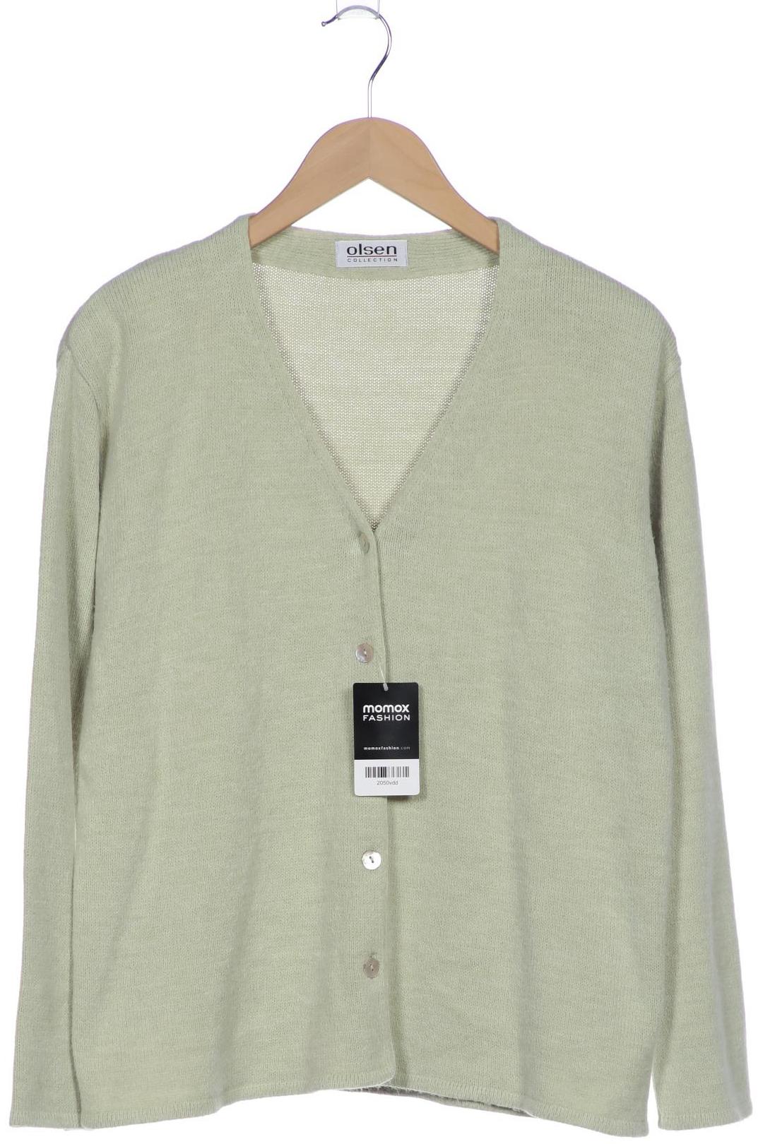 

Olsen Damen Strickjacke, hellgrün, Gr. 40