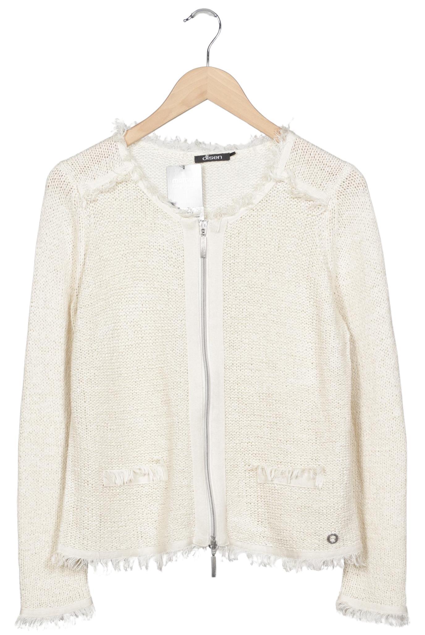 

Olsen Damen Strickjacke, cremeweiß, Gr. 42
