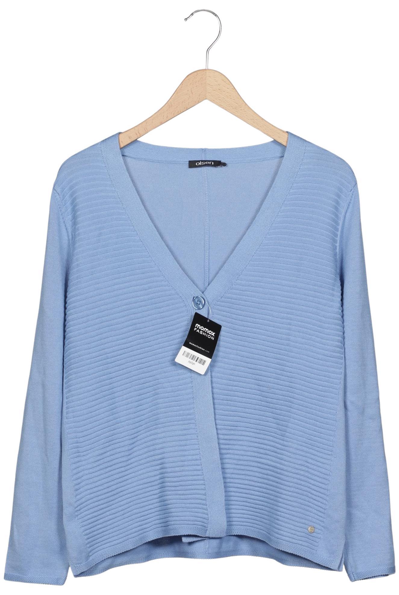 

Olsen Damen Strickjacke, hellblau, Gr. 42