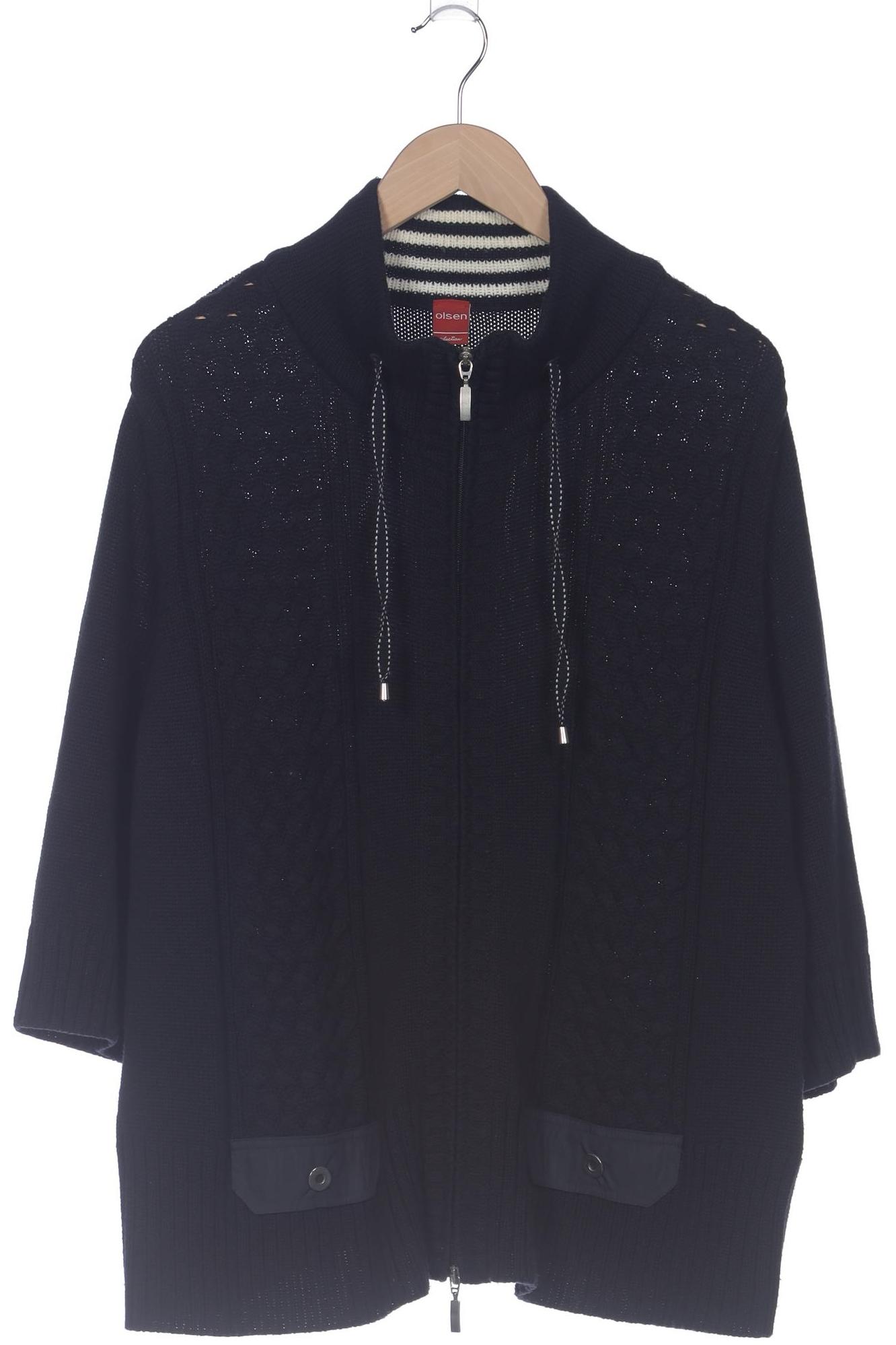 

Olsen Damen Strickjacke, schwarz, Gr. 48