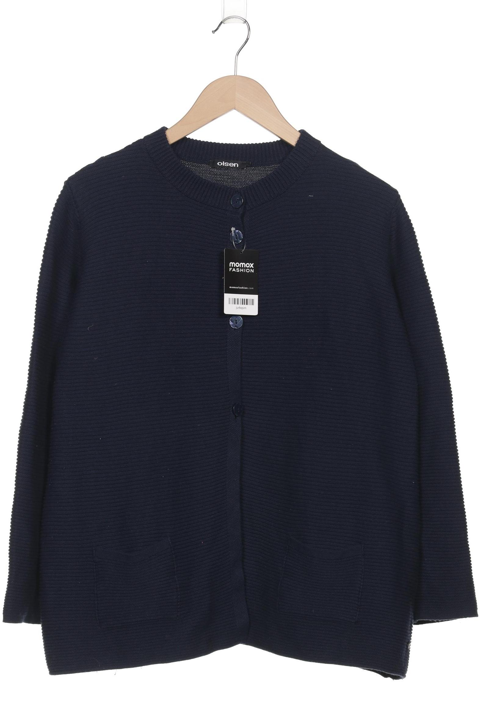 

Olsen Damen Strickjacke, marineblau, Gr. 48