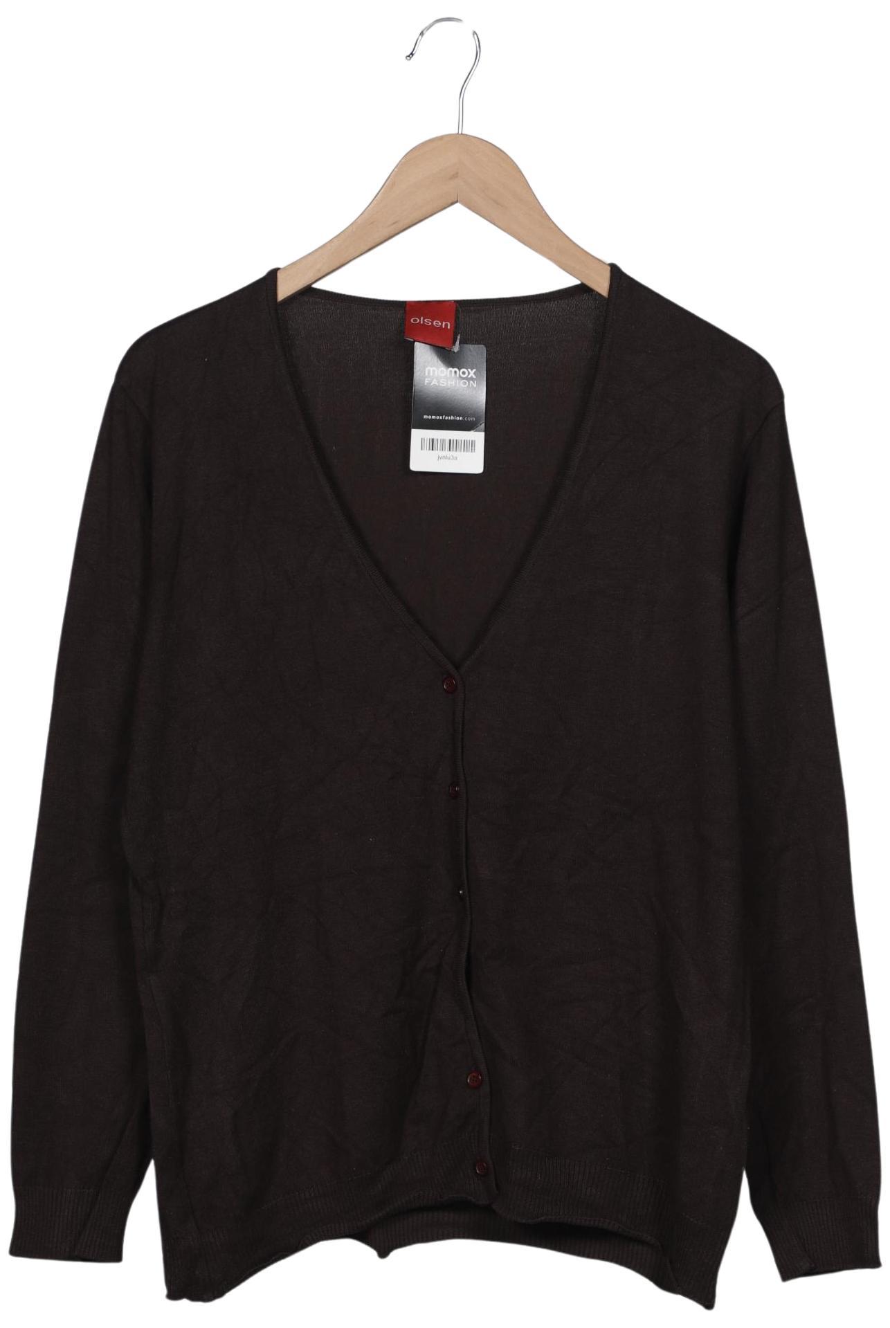 

Olsen Damen Strickjacke, braun, Gr. 44