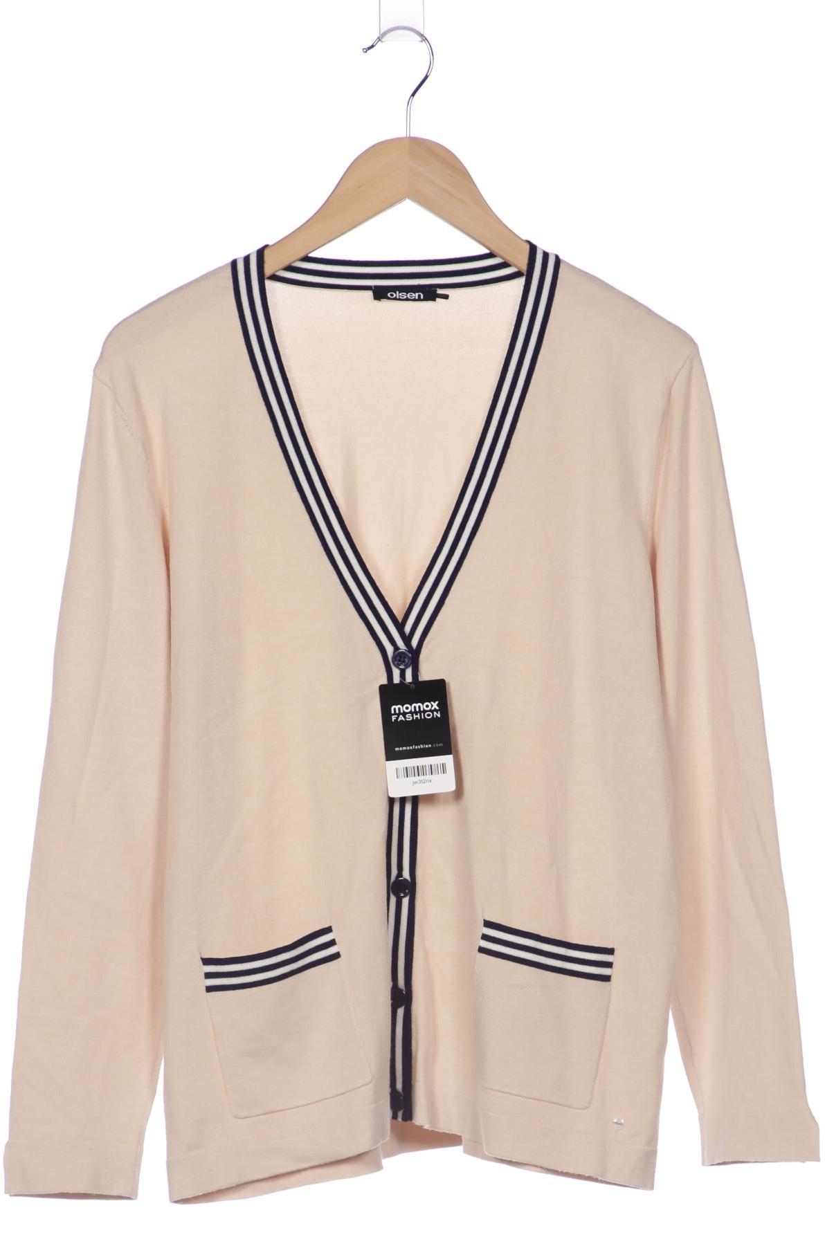 

Olsen Damen Strickjacke, beige, Gr. 44