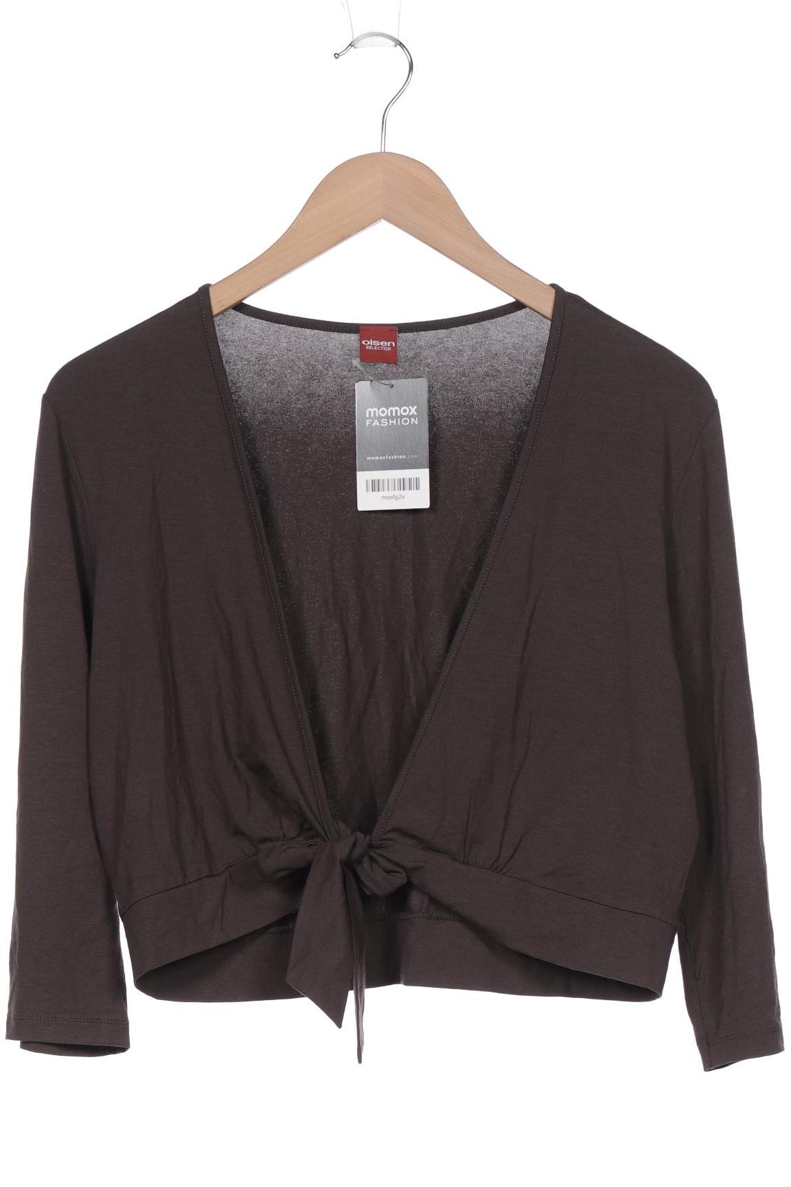 

Olsen Damen Strickjacke, braun, Gr. 36