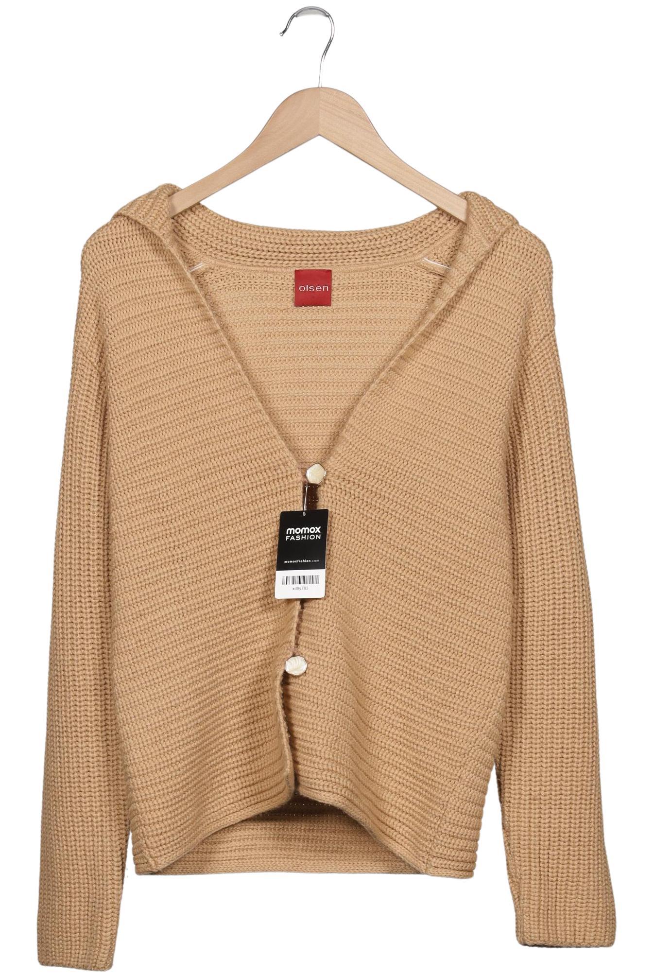 

Olsen Damen Strickjacke, beige, Gr. 36