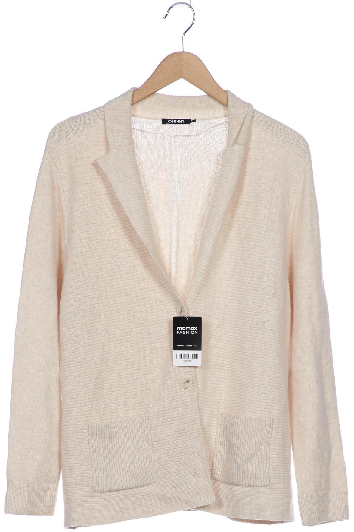 

Olsen Damen Strickjacke, beige, Gr. 42