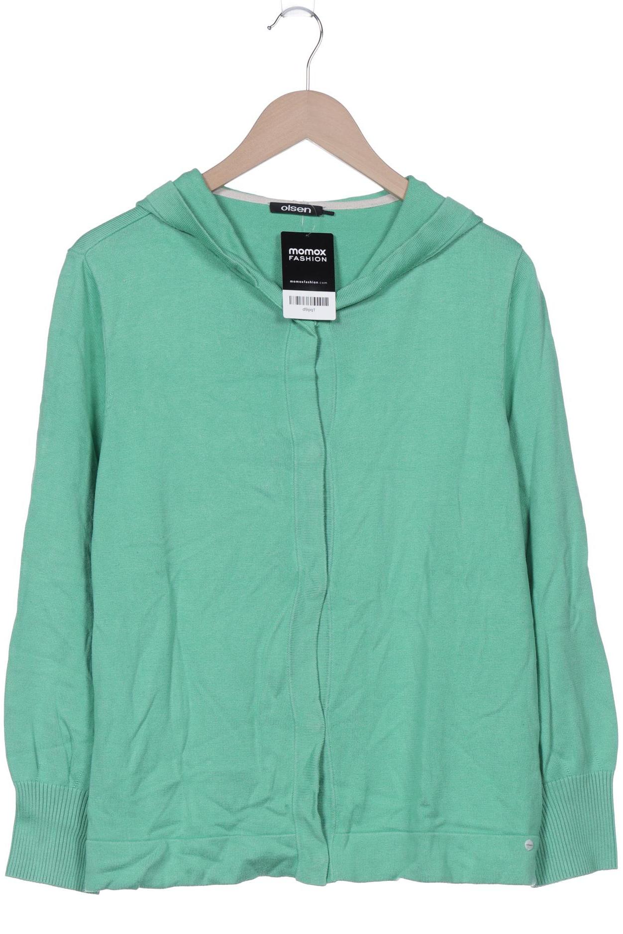 

Olsen Damen Strickjacke, grün, Gr. 44