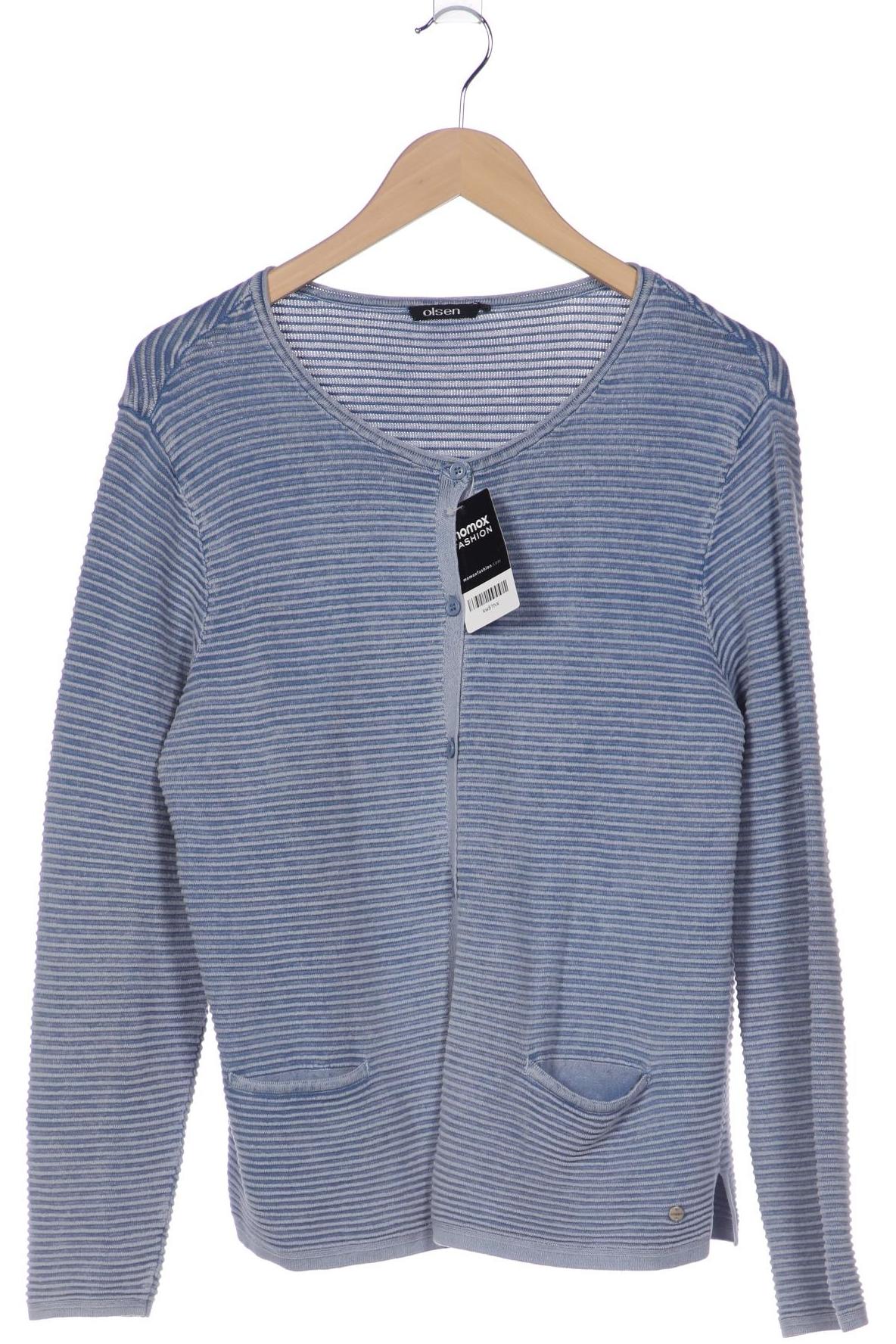 

Olsen Damen Strickjacke, blau, Gr. 42