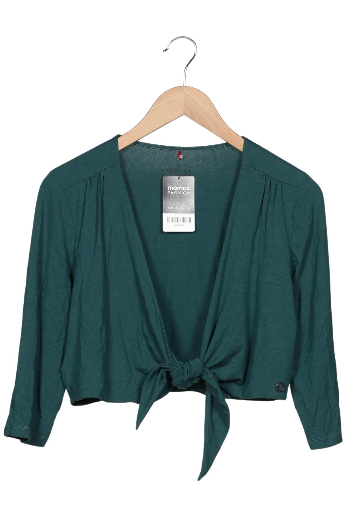 

Olsen Damen Strickjacke, grün, Gr. 38