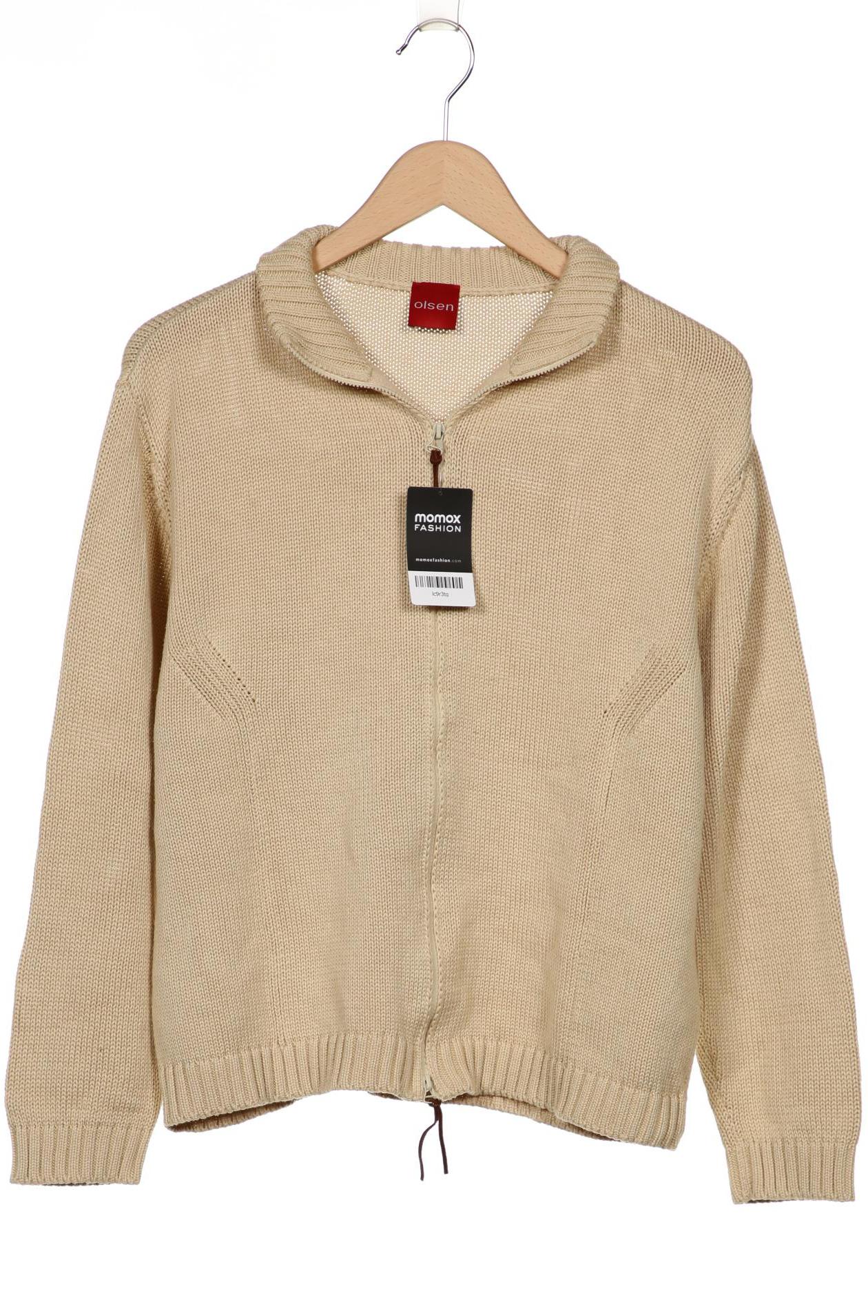 

Olsen Damen Strickjacke, beige, Gr. 44