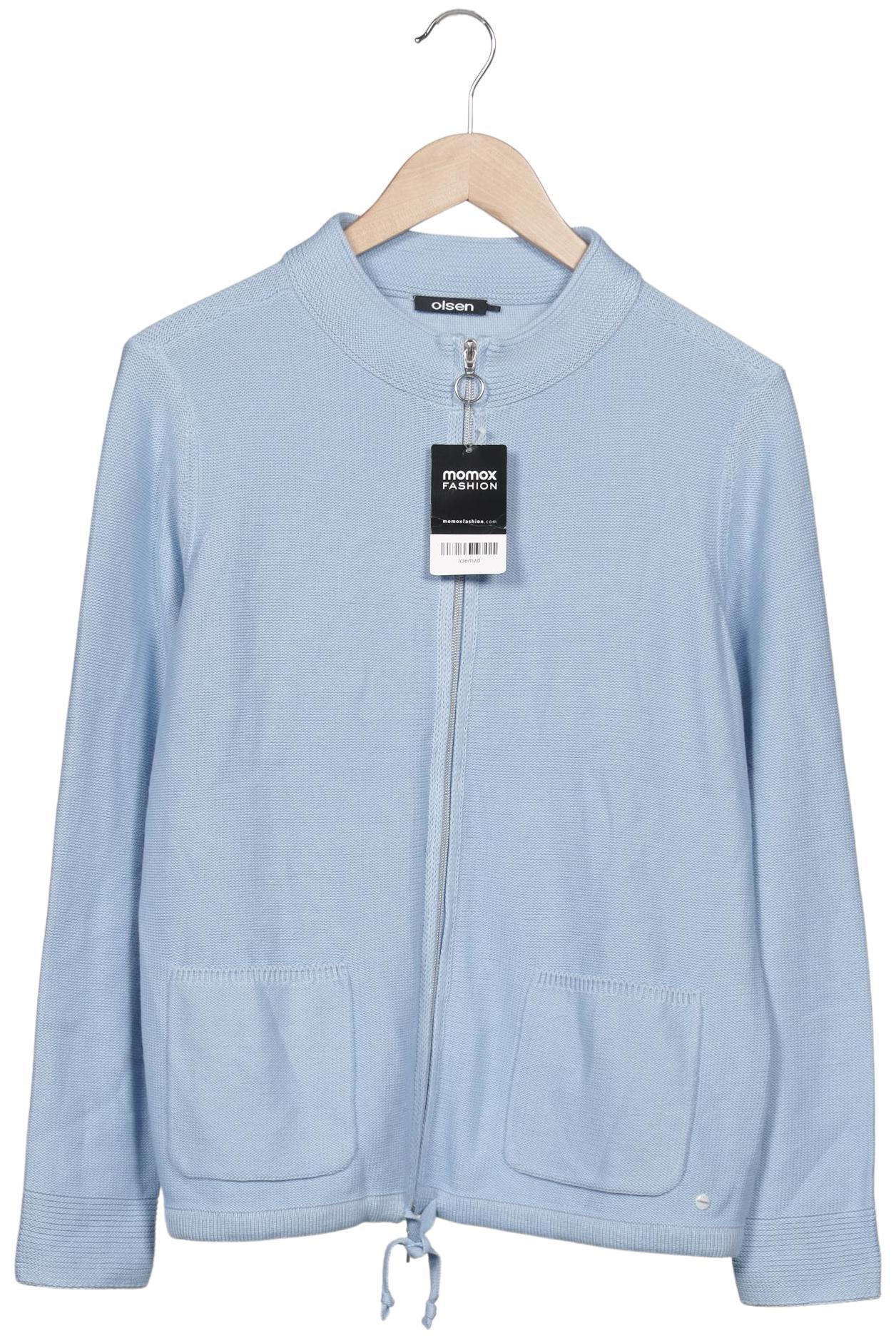 

Olsen Damen Strickjacke, hellblau, Gr. 38