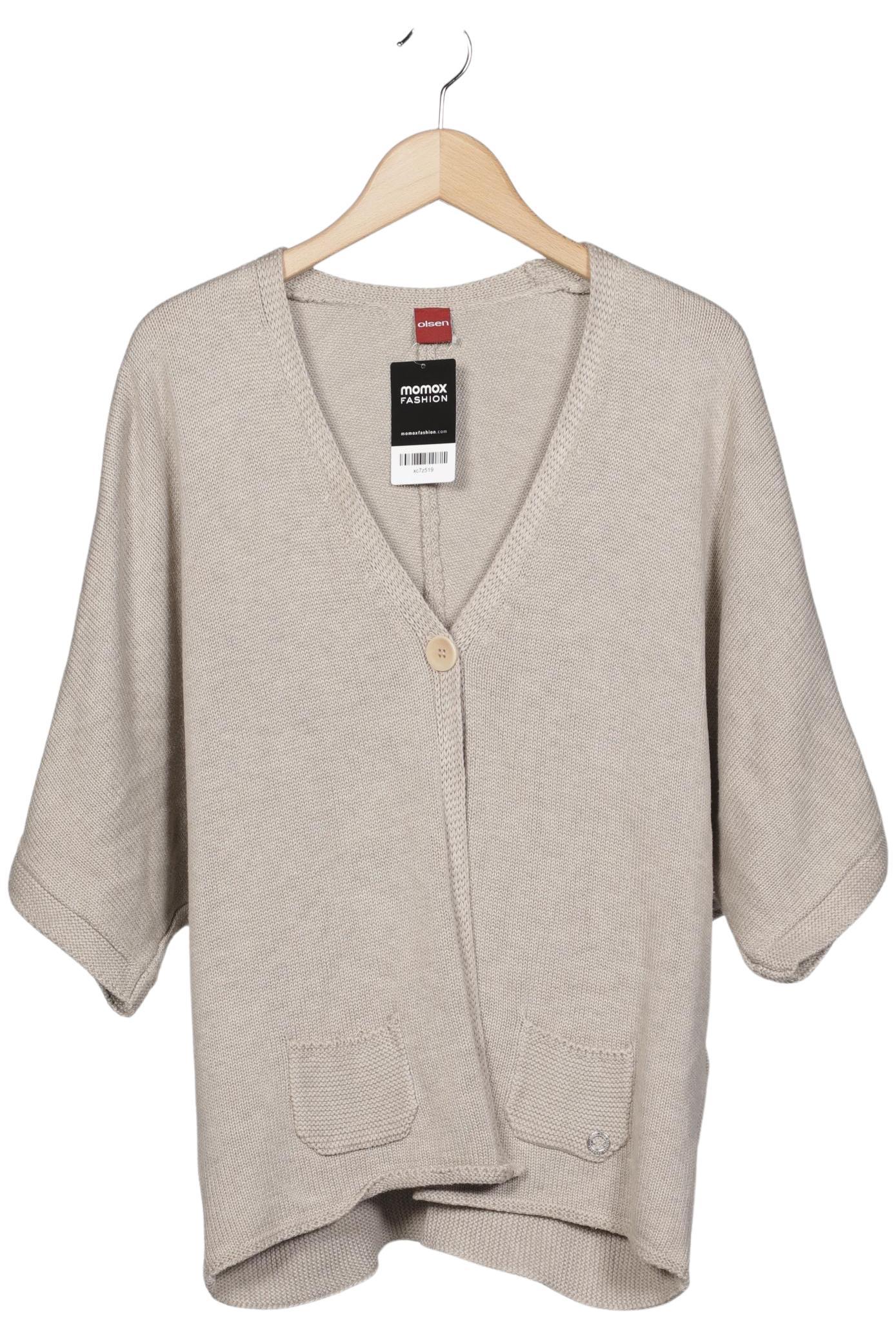

Olsen Damen Strickjacke, beige, Gr. 44
