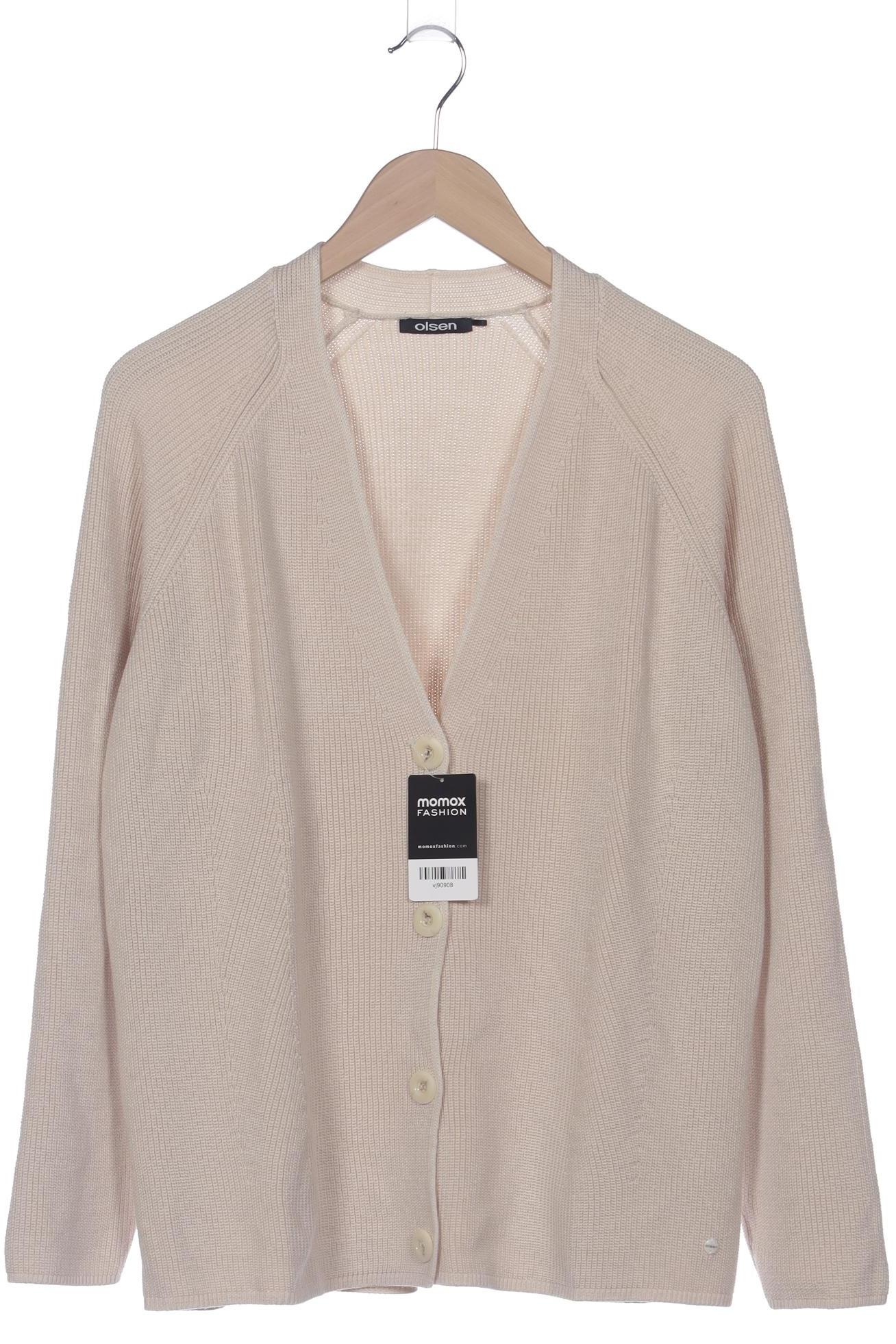 

Olsen Damen Strickjacke, beige, Gr. 44