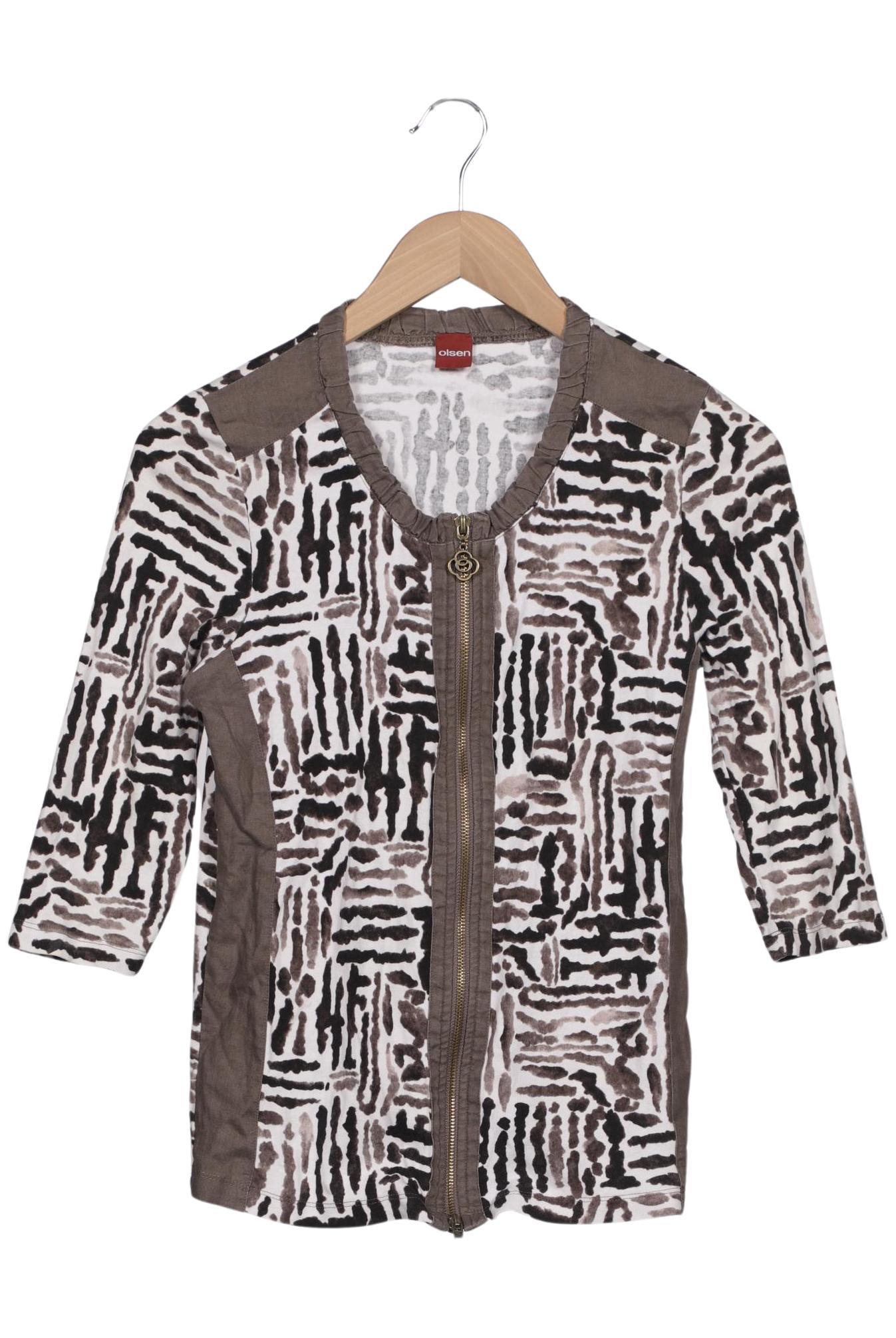 

Olsen Damen Strickjacke, braun, Gr. 38