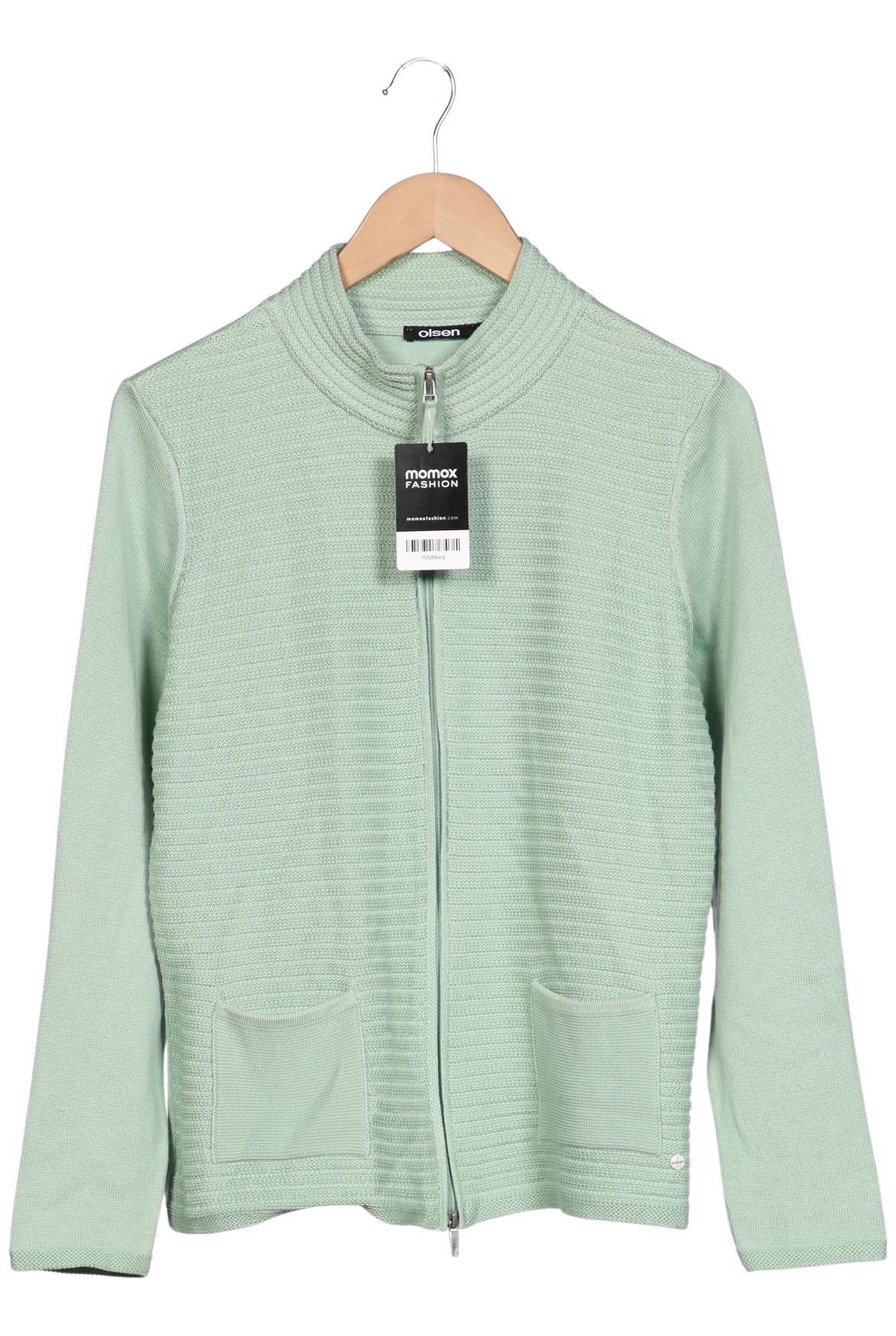 

Olsen Damen Strickjacke, hellgrün, Gr. 38