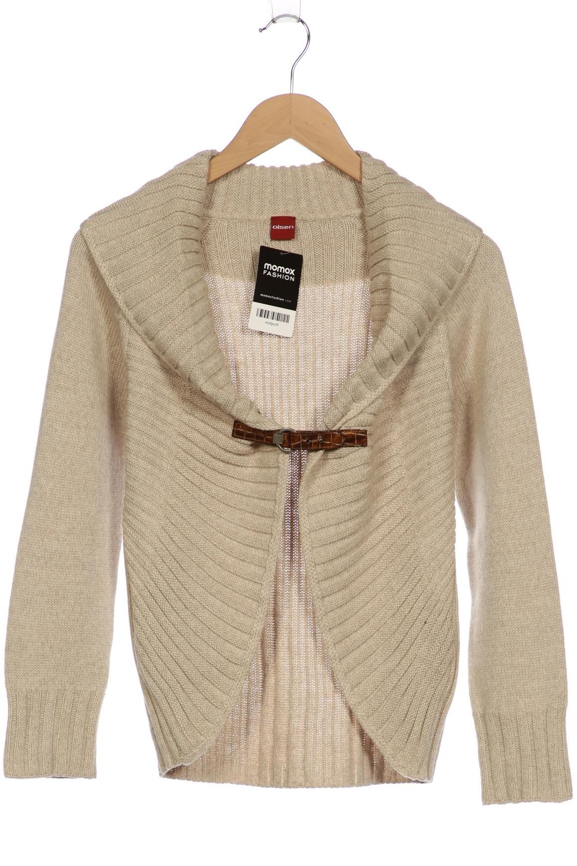 

Olsen Damen Strickjacke, beige, Gr. 38