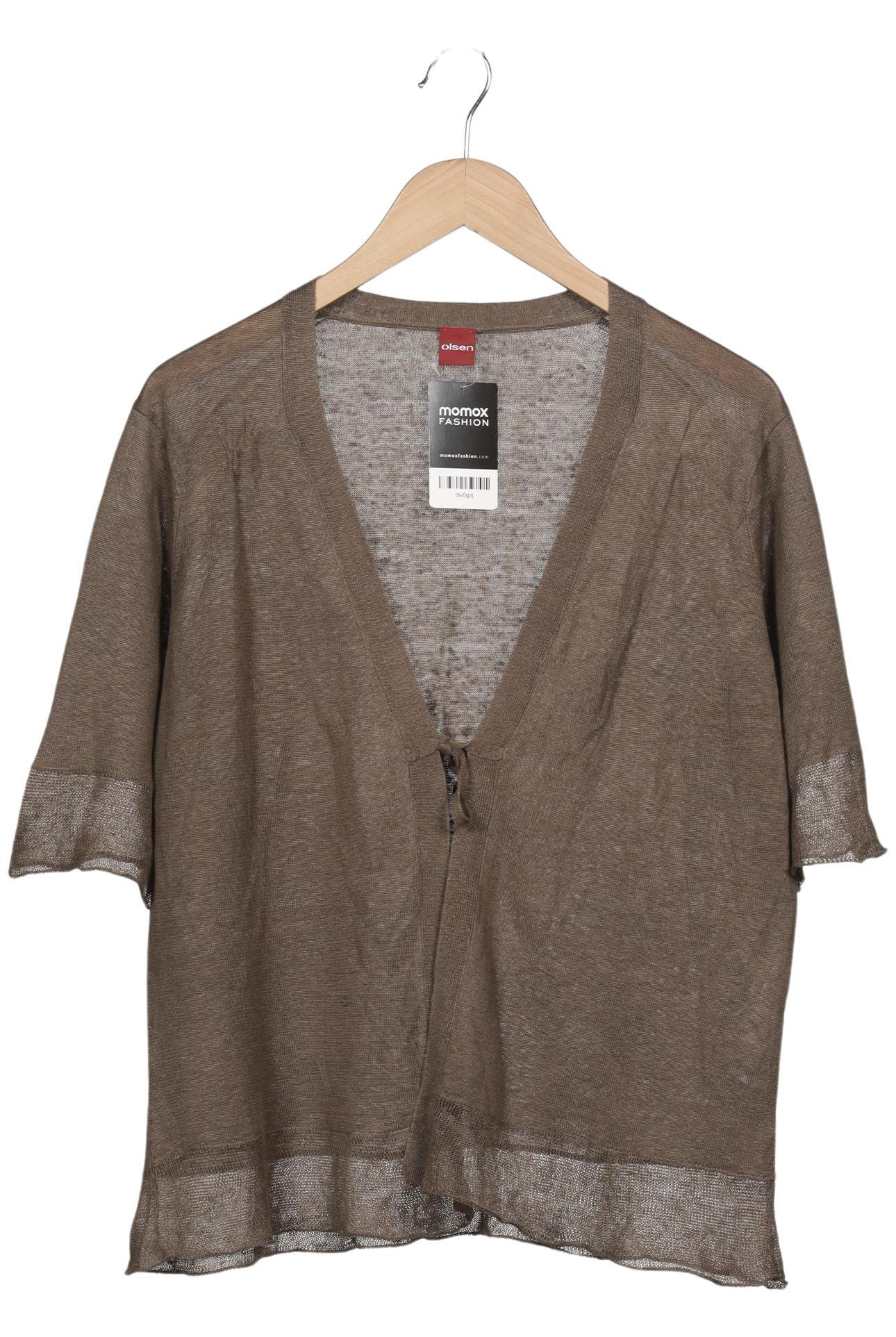 

Olsen Damen Strickjacke, braun, Gr. 48