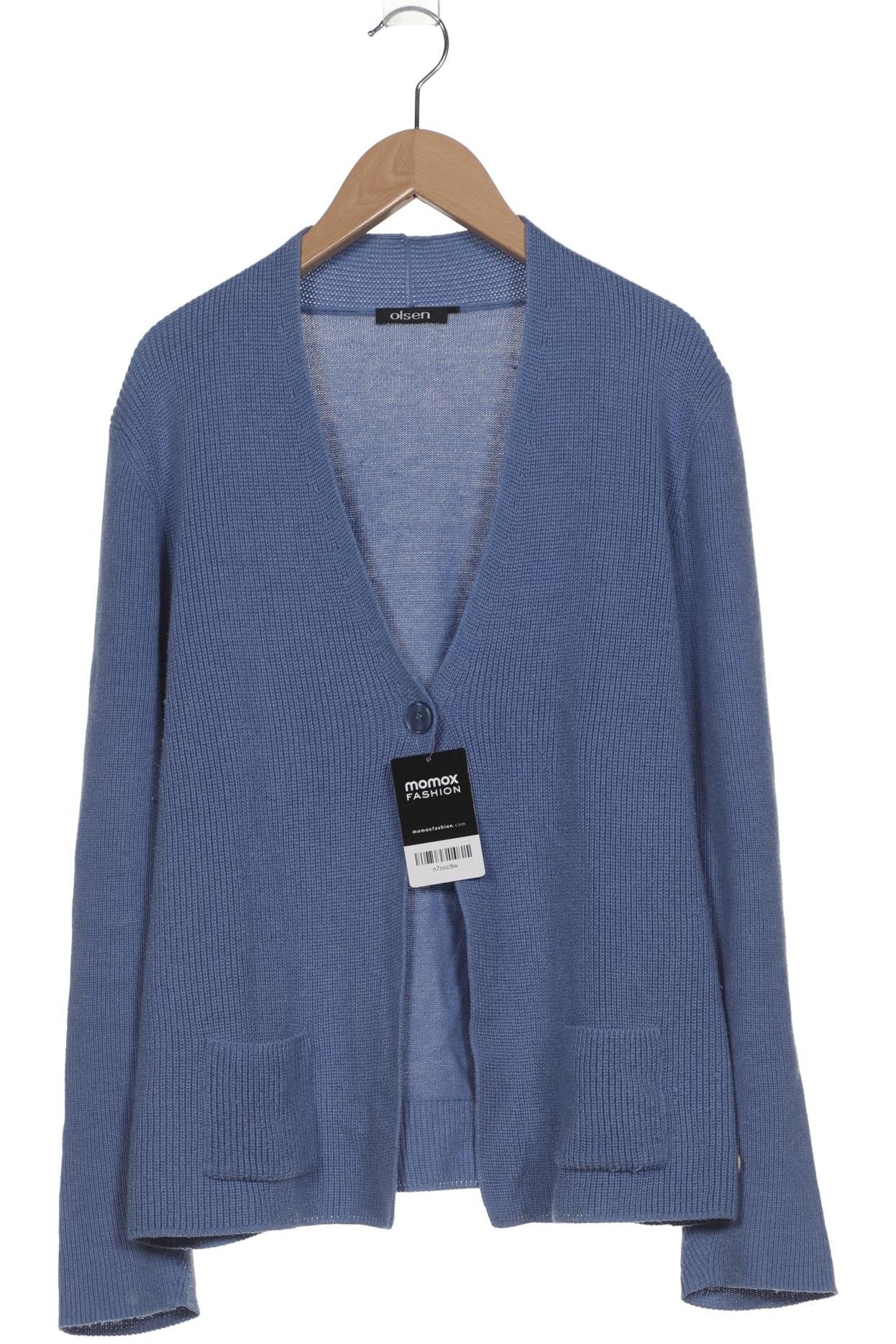 

Olsen Damen Strickjacke, blau, Gr. 40