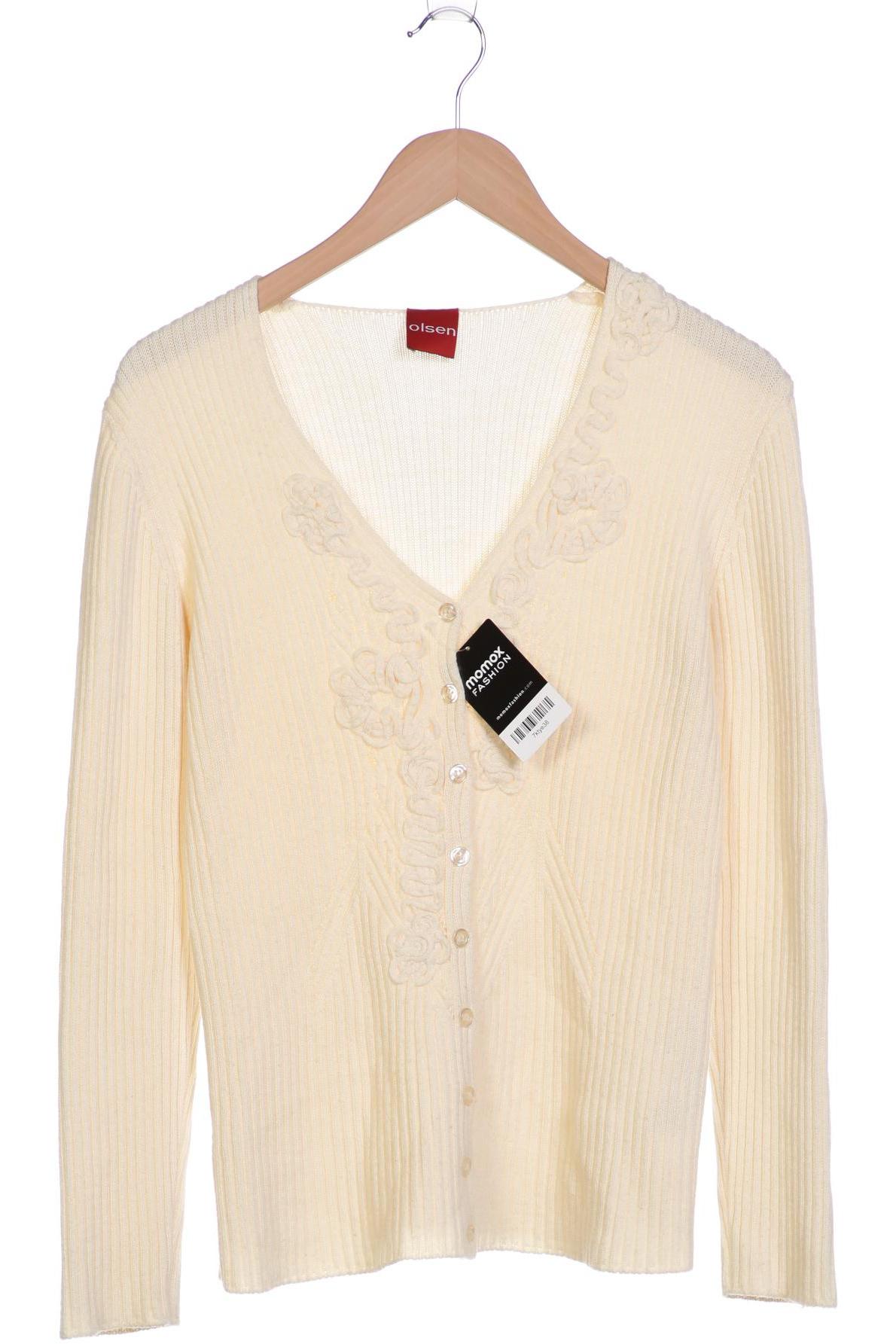

Olsen Damen Strickjacke, beige, Gr. 44