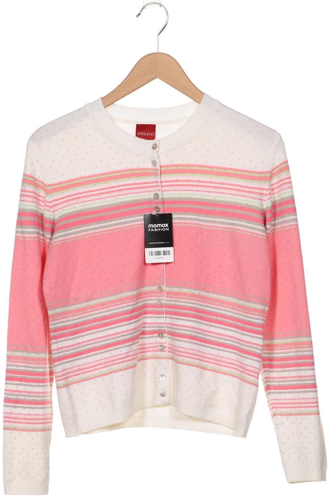 

Olsen Damen Strickjacke, pink, Gr. 38