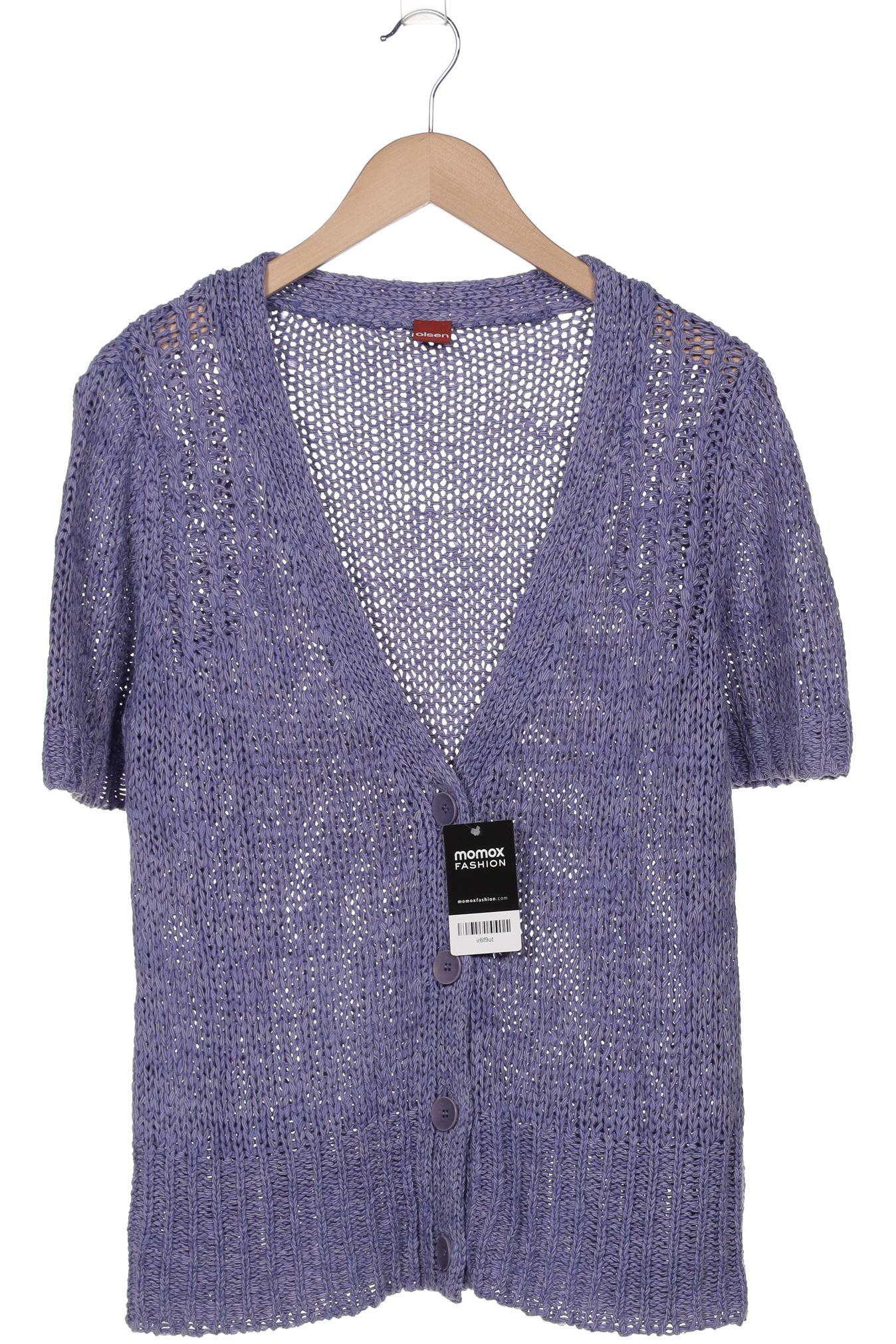 

Olsen Damen Strickjacke, flieder, Gr. 42
