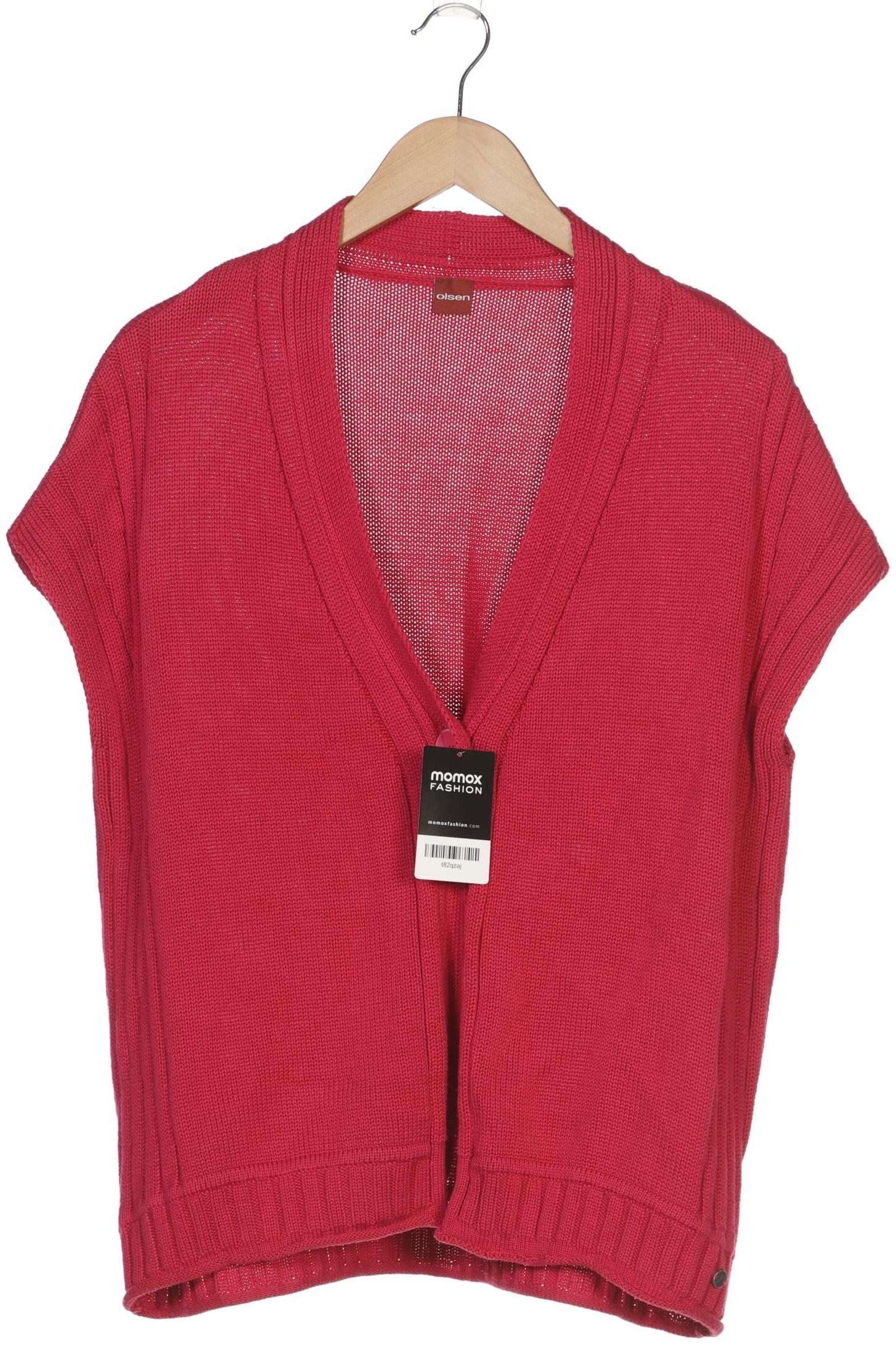 

Olsen Damen Strickjacke, pink, Gr. 44