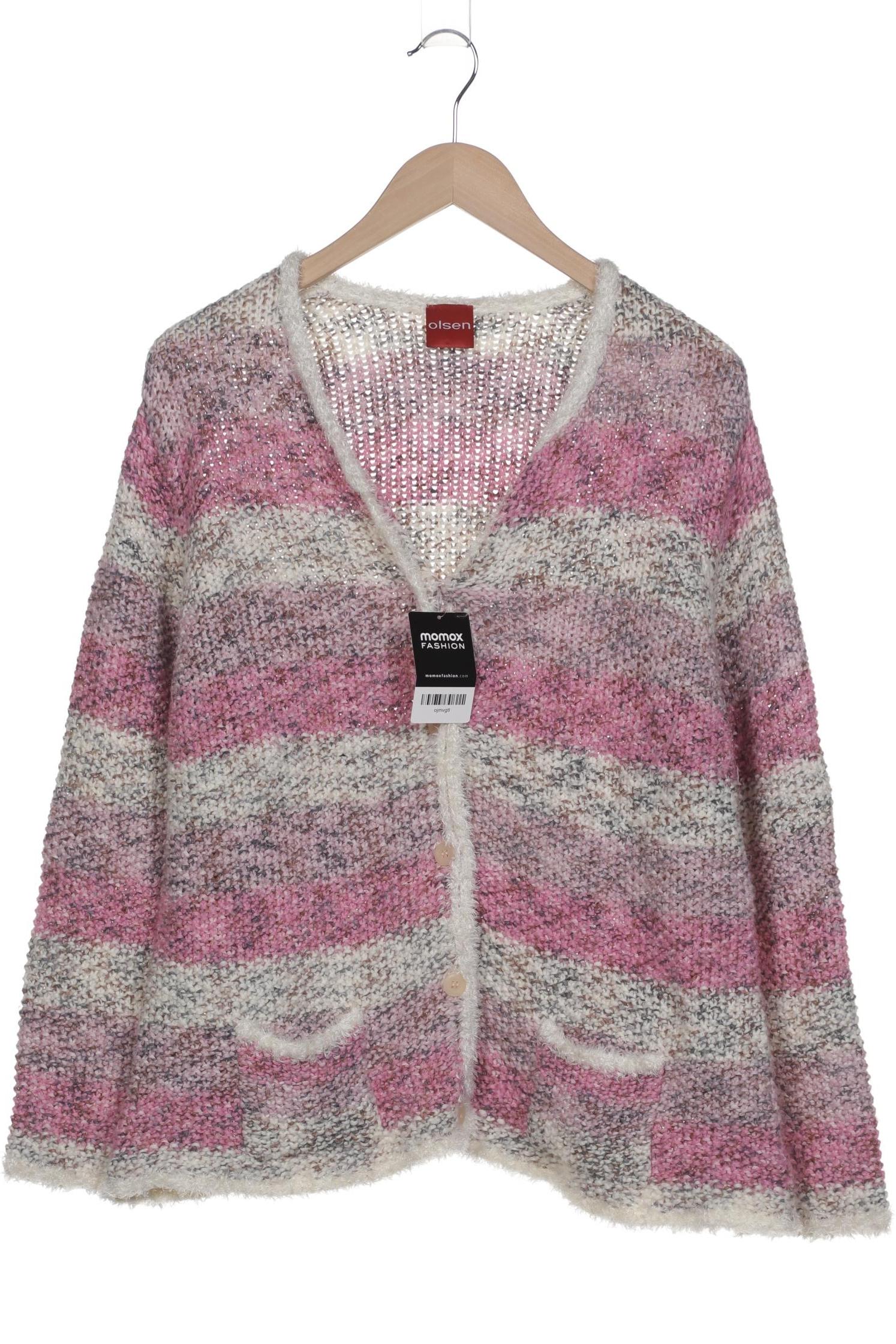 

Olsen Damen Strickjacke, pink, Gr. 46